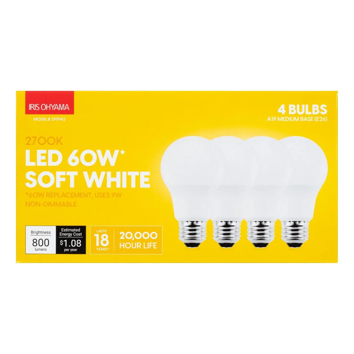 LED Light Bulbs-2700K Bulb - Image 3