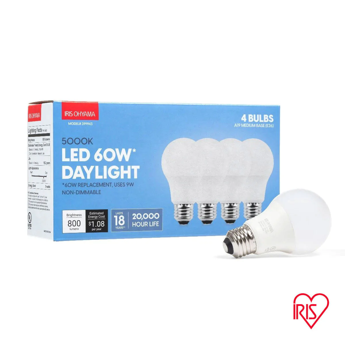 LED Light Bulbs-5000K-Bulb