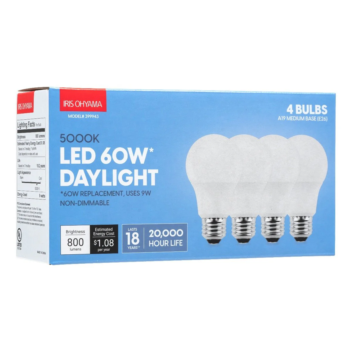 LED Light Bulbs-5000K-Bulb - Image 2