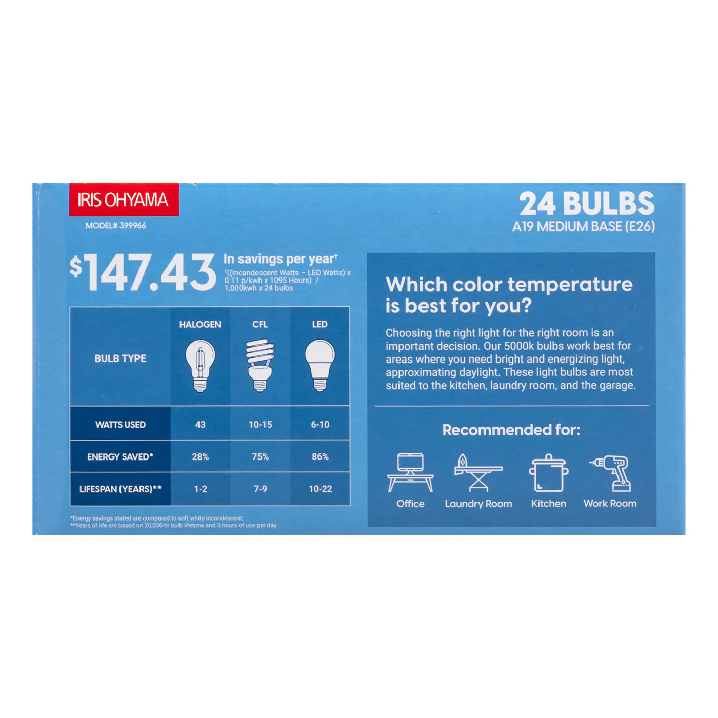 LED Light Bulbs-5000K-Bulb 24 Pack - Image 3