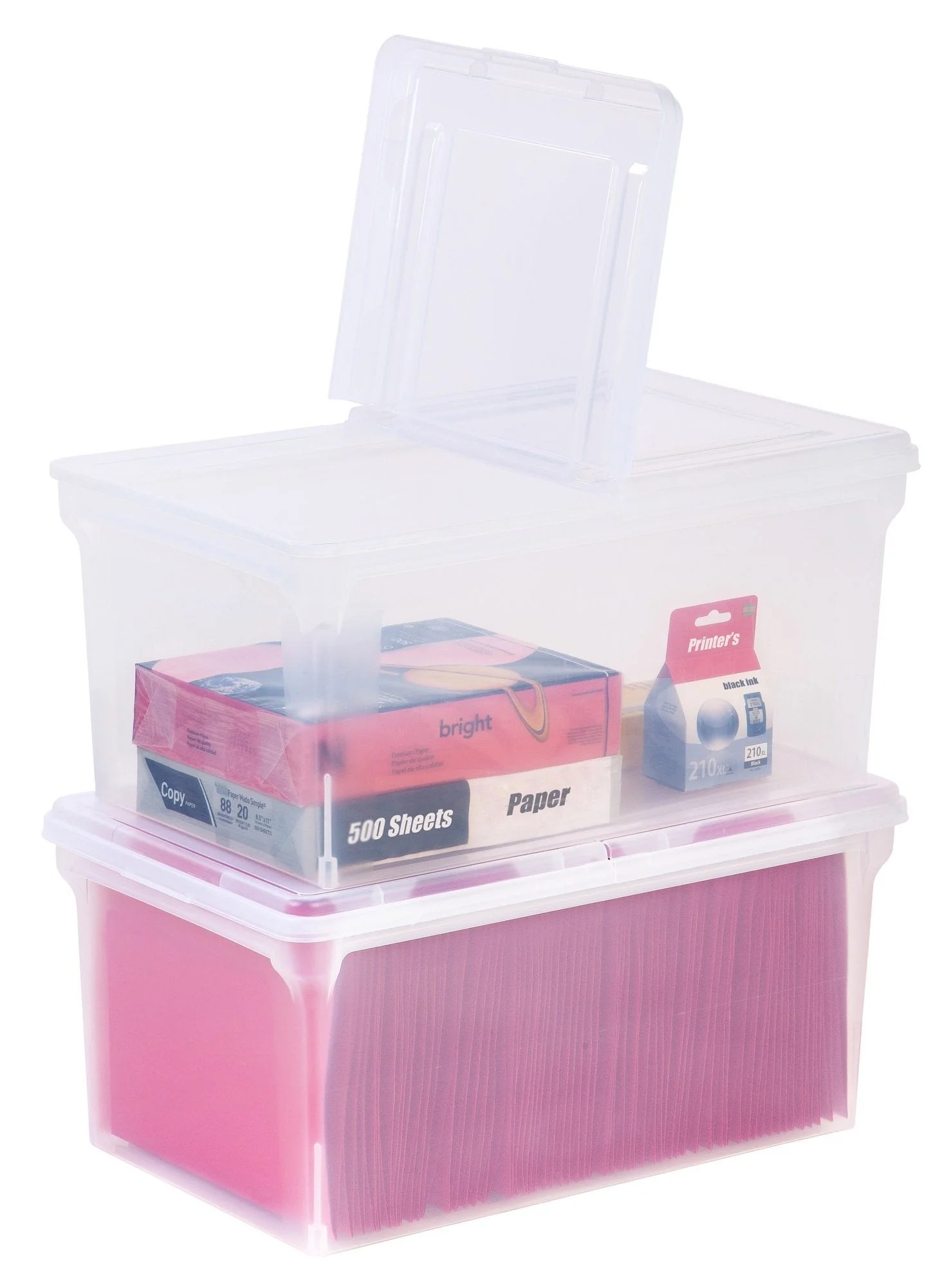 Letter Split-Lid File Box - 44 QT - Image 3