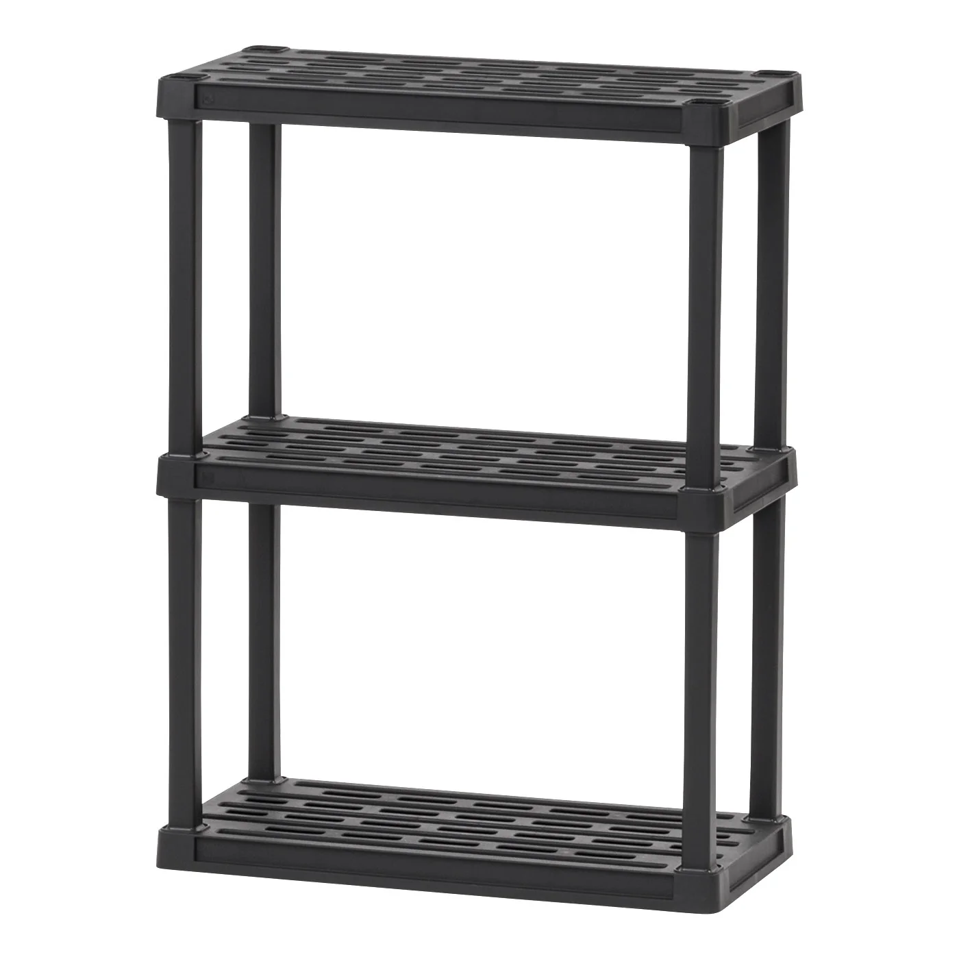 Light Duty Plastic Storage Shelves - Black - Image 7