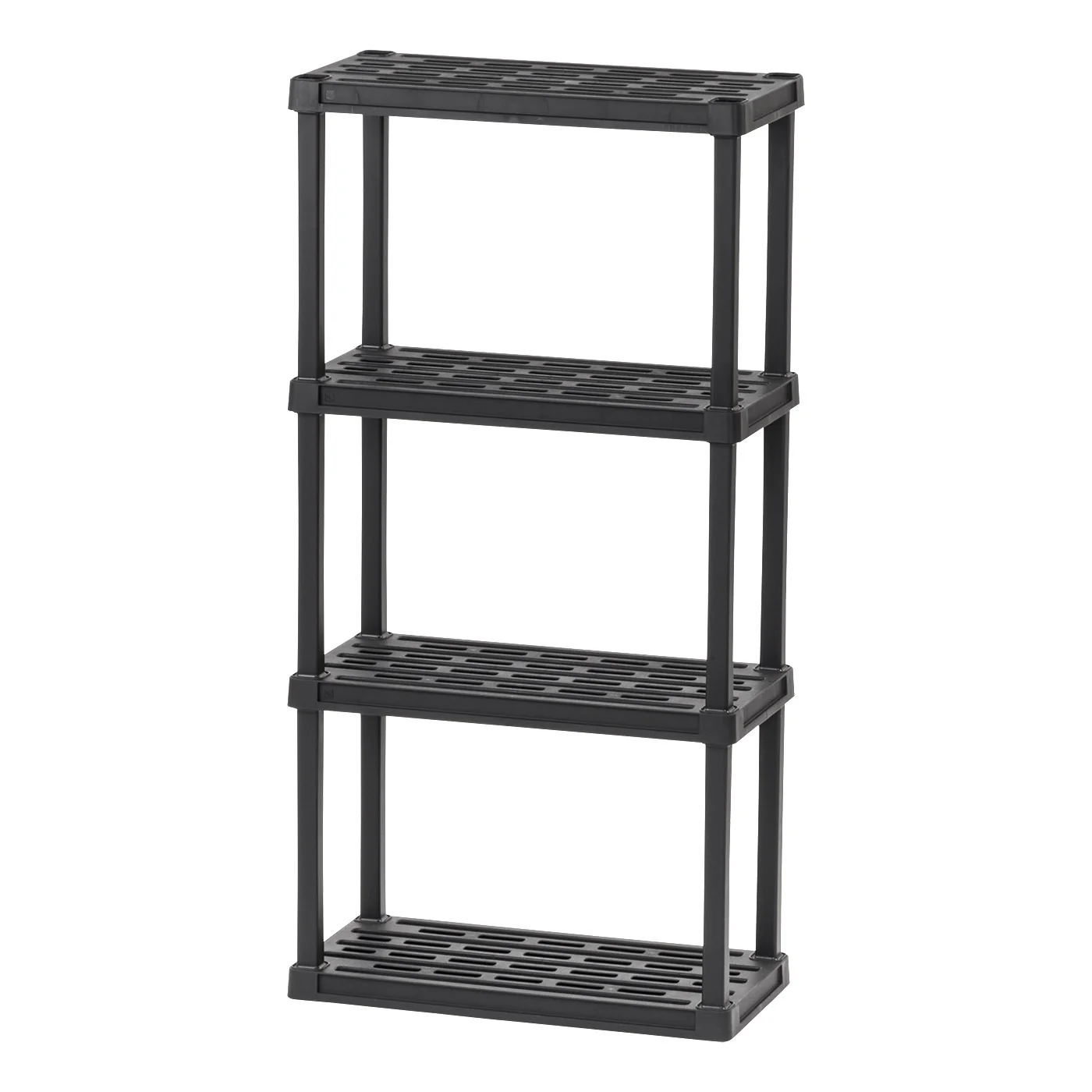 Light Duty Plastic Storage Shelves - Black - Image 9