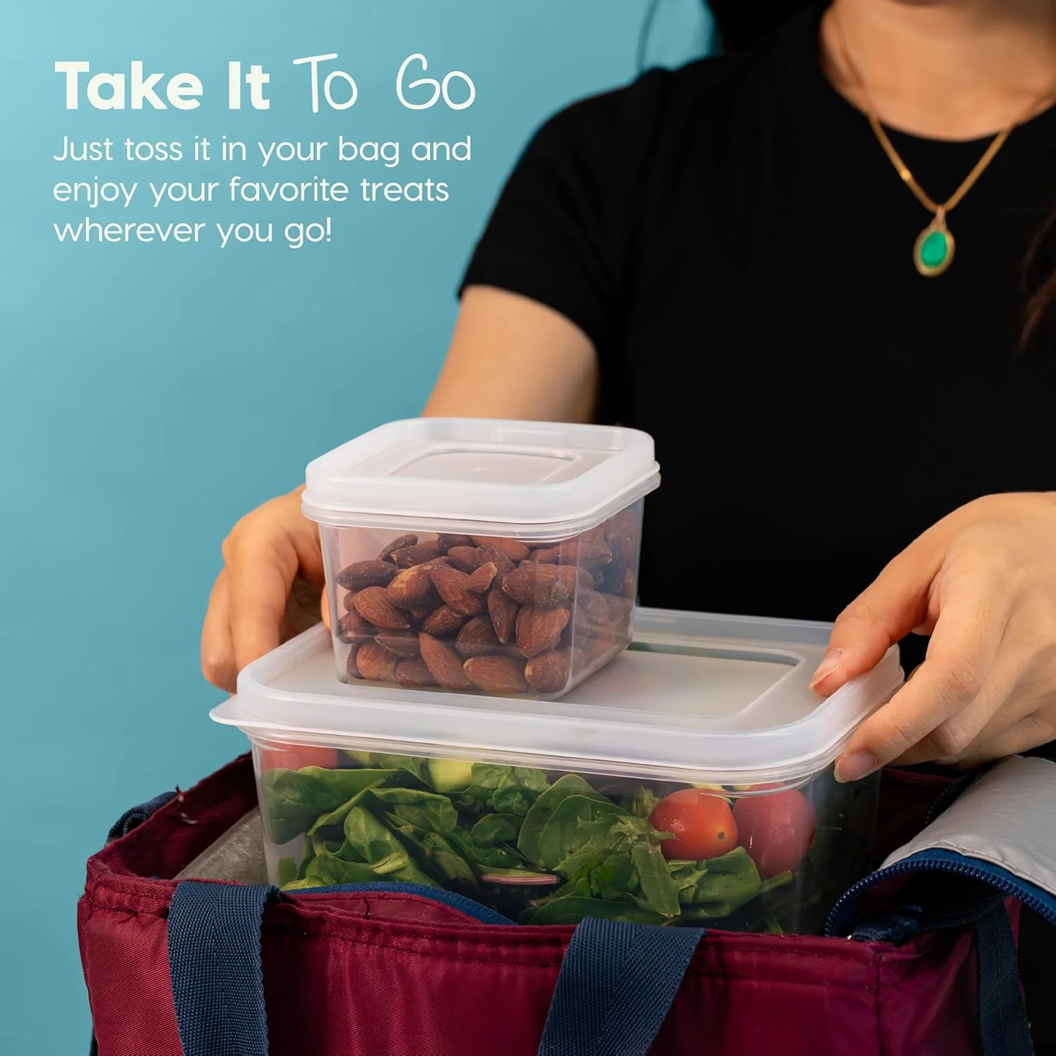 Meal Prep Containers 12oz + 45oz Combo Set, 22 Food Storage Containers With Lids - Image 5