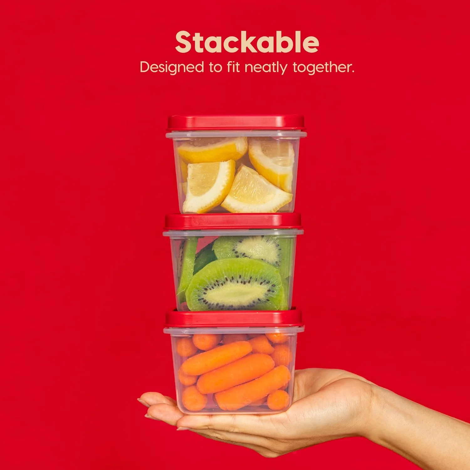 Meal Prep Containers 12oz + 45oz Combo Set, 22 Food Storage Containers with Lids - Image 5