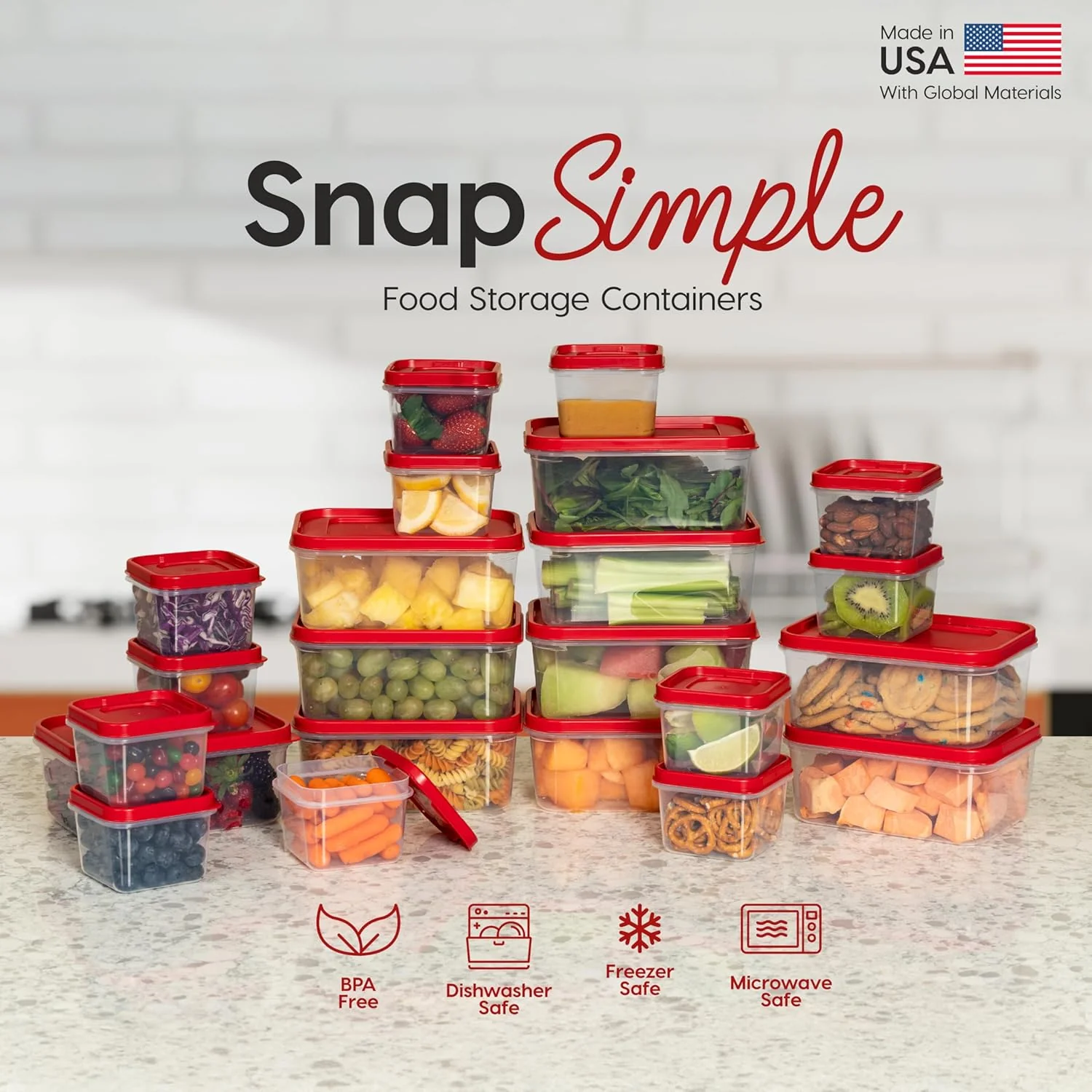 Meal Prep Containers 12oz + 45oz Combo Set, 22 Food Storage Containers with Lids - Image 8