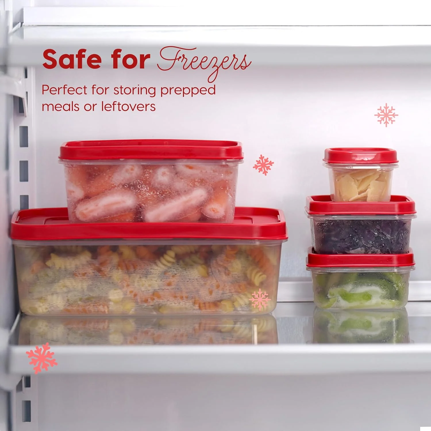 Meal Prep Containers Assorted Sizes Set, 17 Food Storage Containers With Lids - Image 9