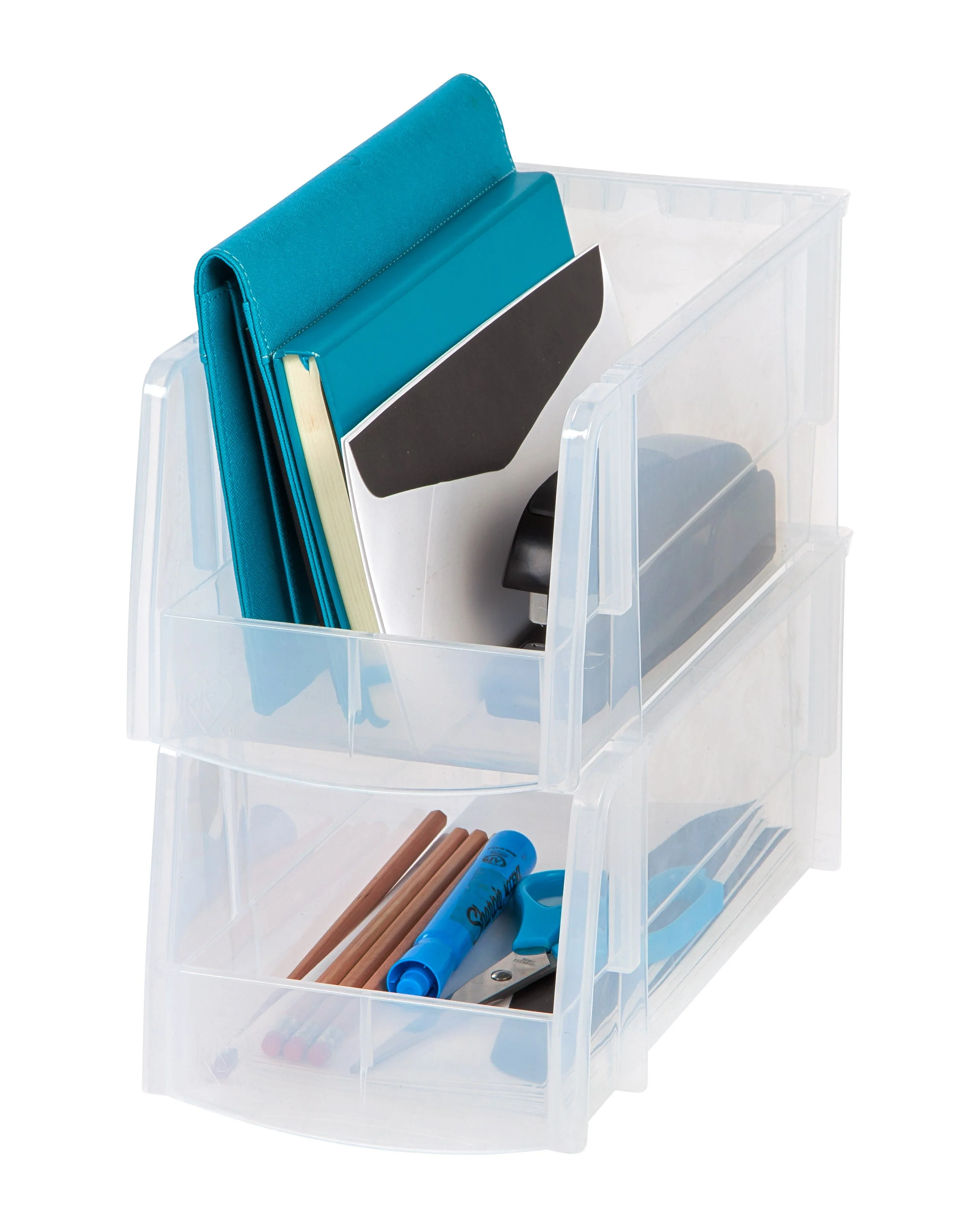 Medium Bin, 8 Pack, Clear - Image 4