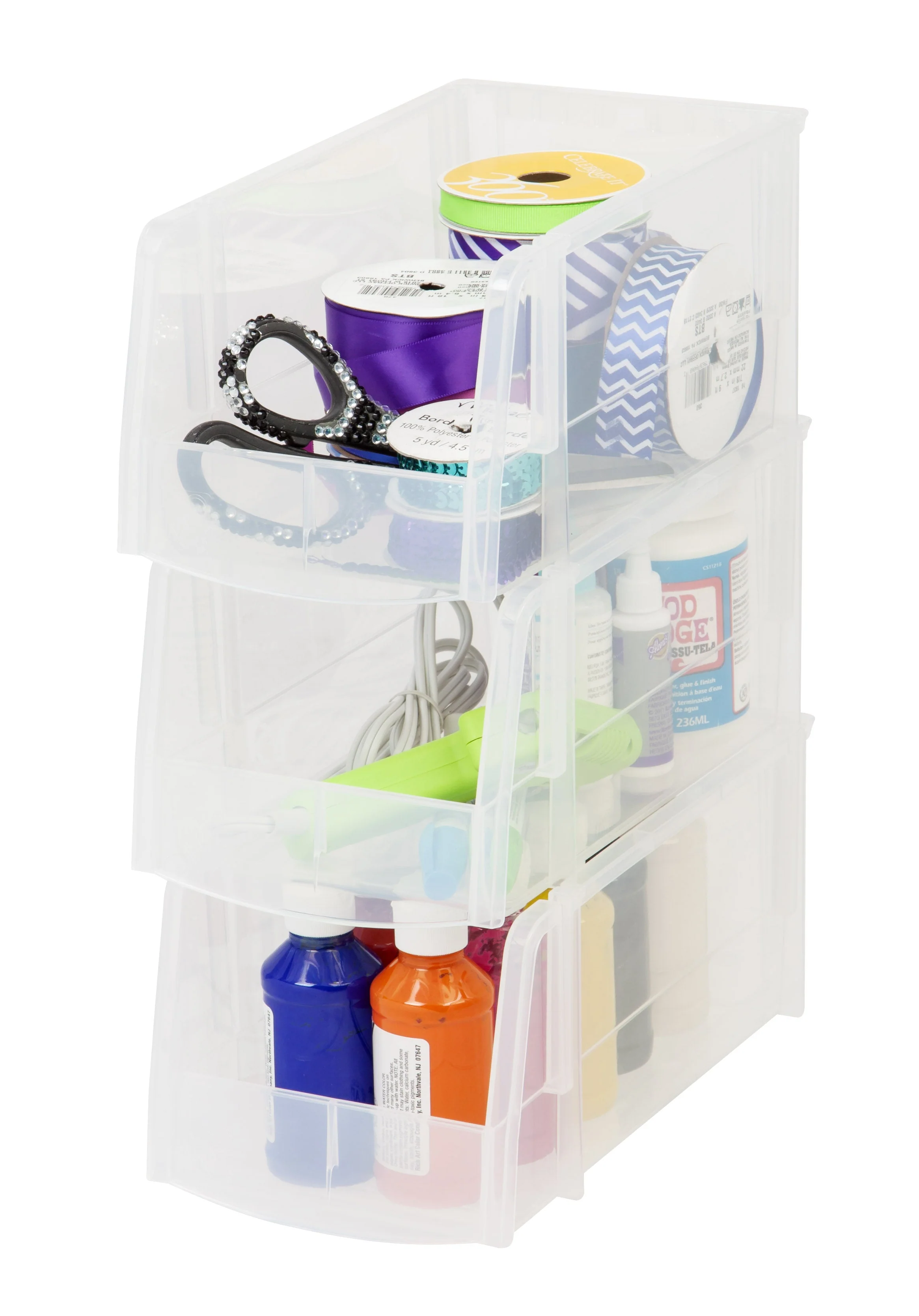 Medium Bin, 8 Pack, Clear - Image 5