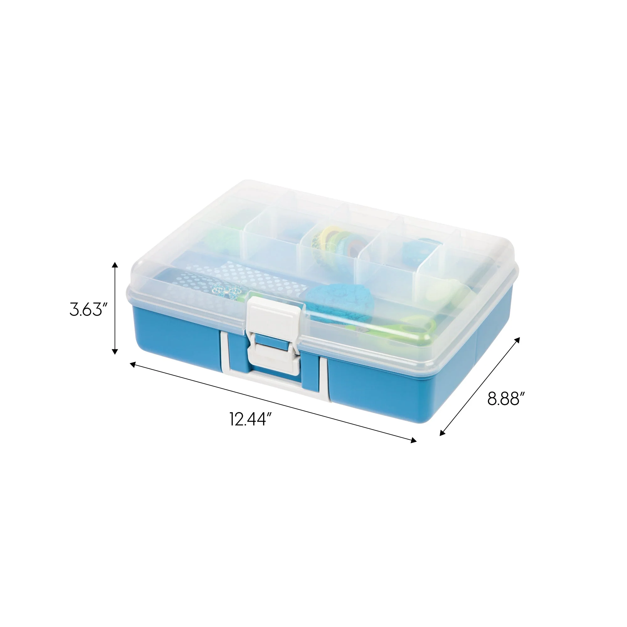 Medium Embellishment Organizer, 2 Pack, Blue - Image 4