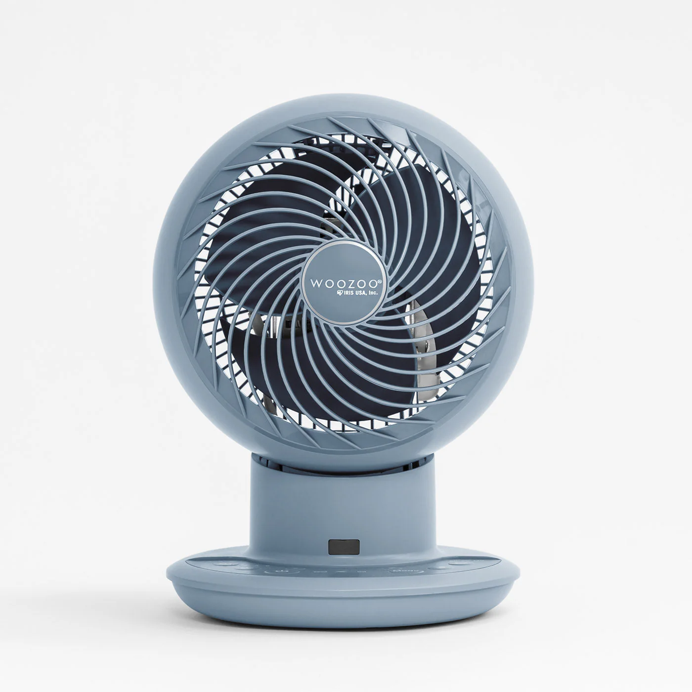 Medium WOOZOO Oscillating 8-in-1 Vortex Fan with Remote and Timer Function, Tabletop Multi-Oscillation Air Circulator Fan with 10 Speed Settings and 89 Ft Max Air Distance, Steel Blue - Image 7