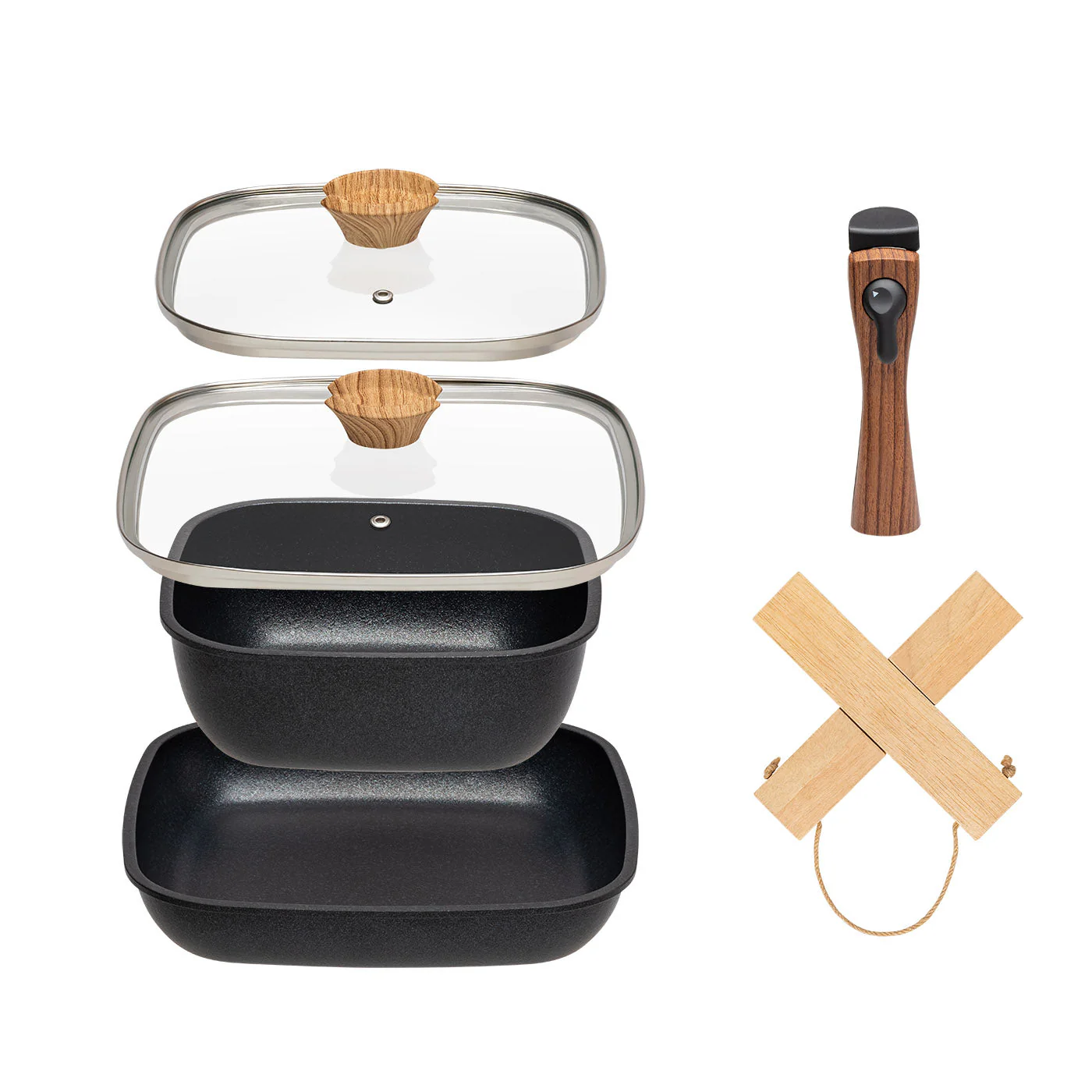 MEGASTONE™ Detachable Handle Cookware Set, Non-Stick - Image 12