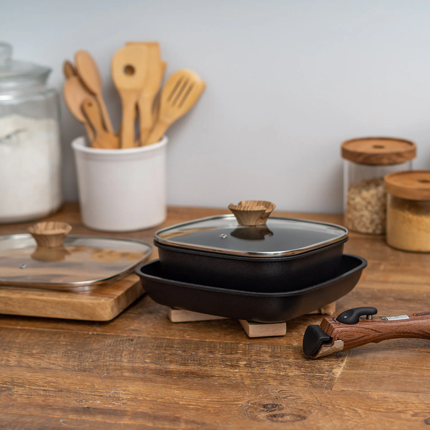 MEGASTONE™ Detachable Handle Cookware Set, Non-Stick - Image 13