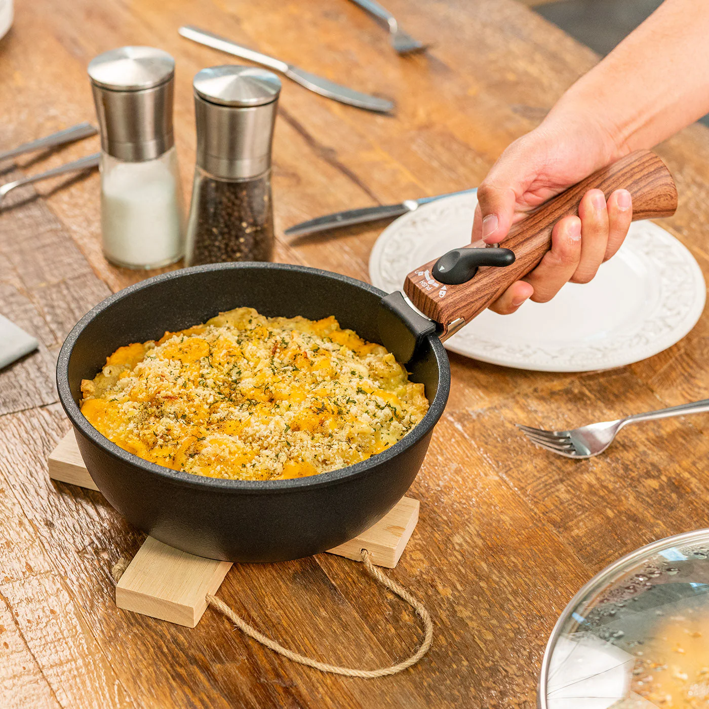 MEGASTONE™ Detachable Handle Cookware Set, Non-Stick - Image 3