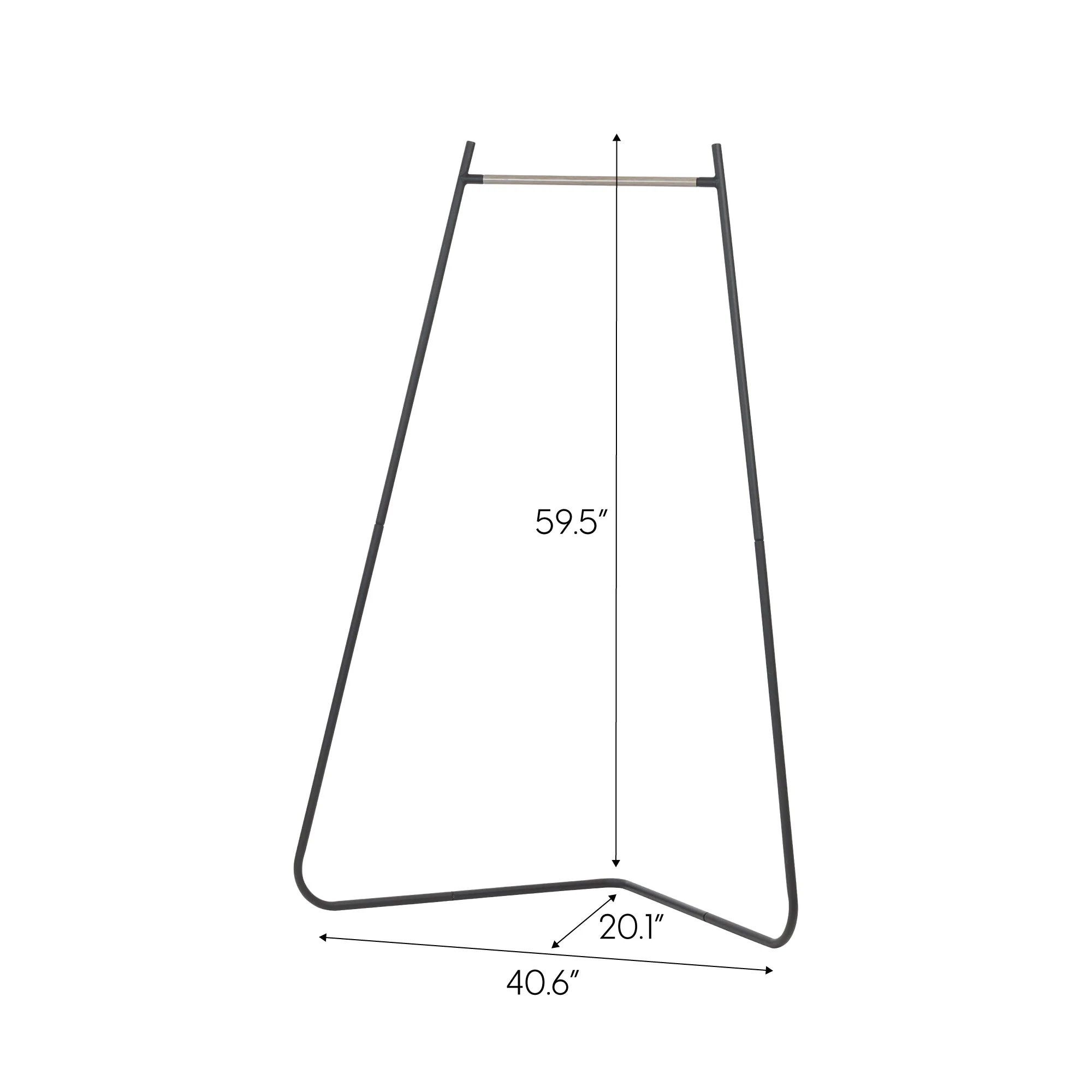 Metal Garment Rack - Corner - Image 3