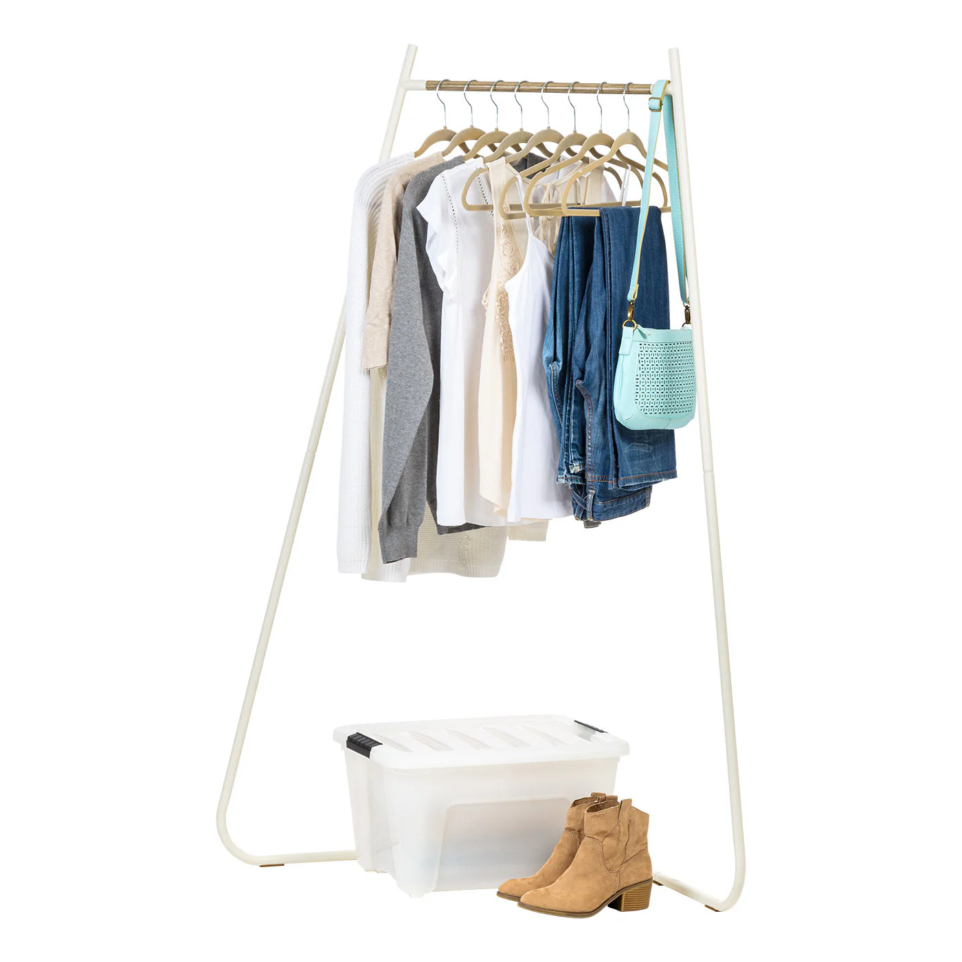 Metal Garment Rack - Corner - Image 5