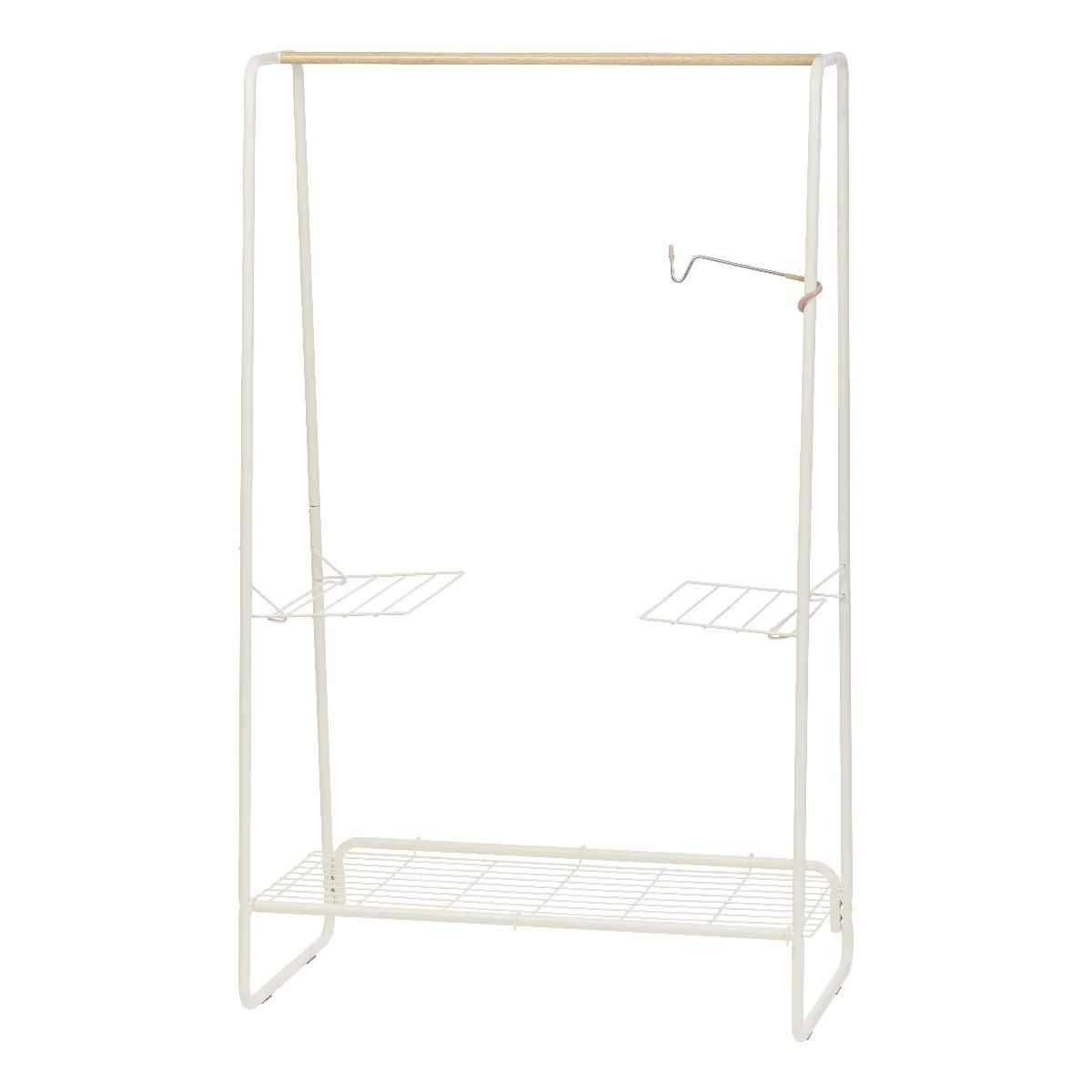 Metal Garment Rack with Wire Shelf - Large - Image 7