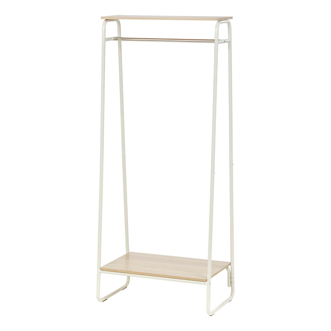 Metal Garment Rack with Wood Shelf - 2 Shelf - Image 6