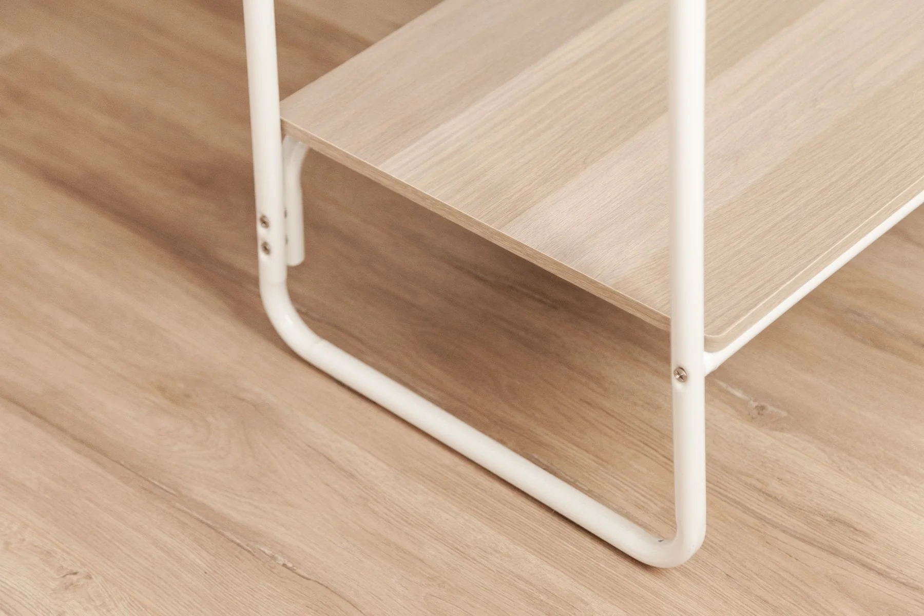 Metal Garment Rack with Wood Shelf - 5 Shelf - Image 14
