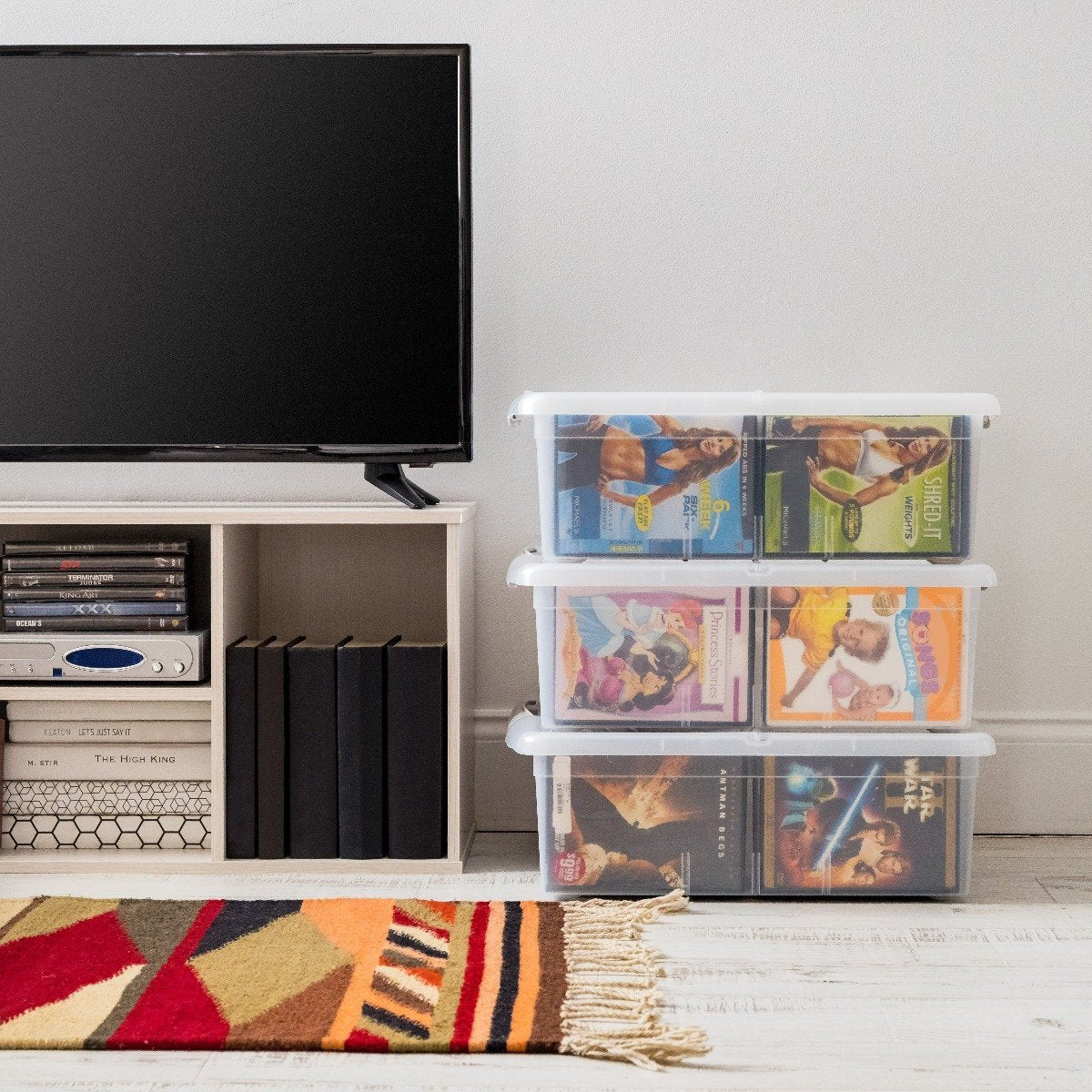 Modular Divided Media  Storage Box - Large - Image 7