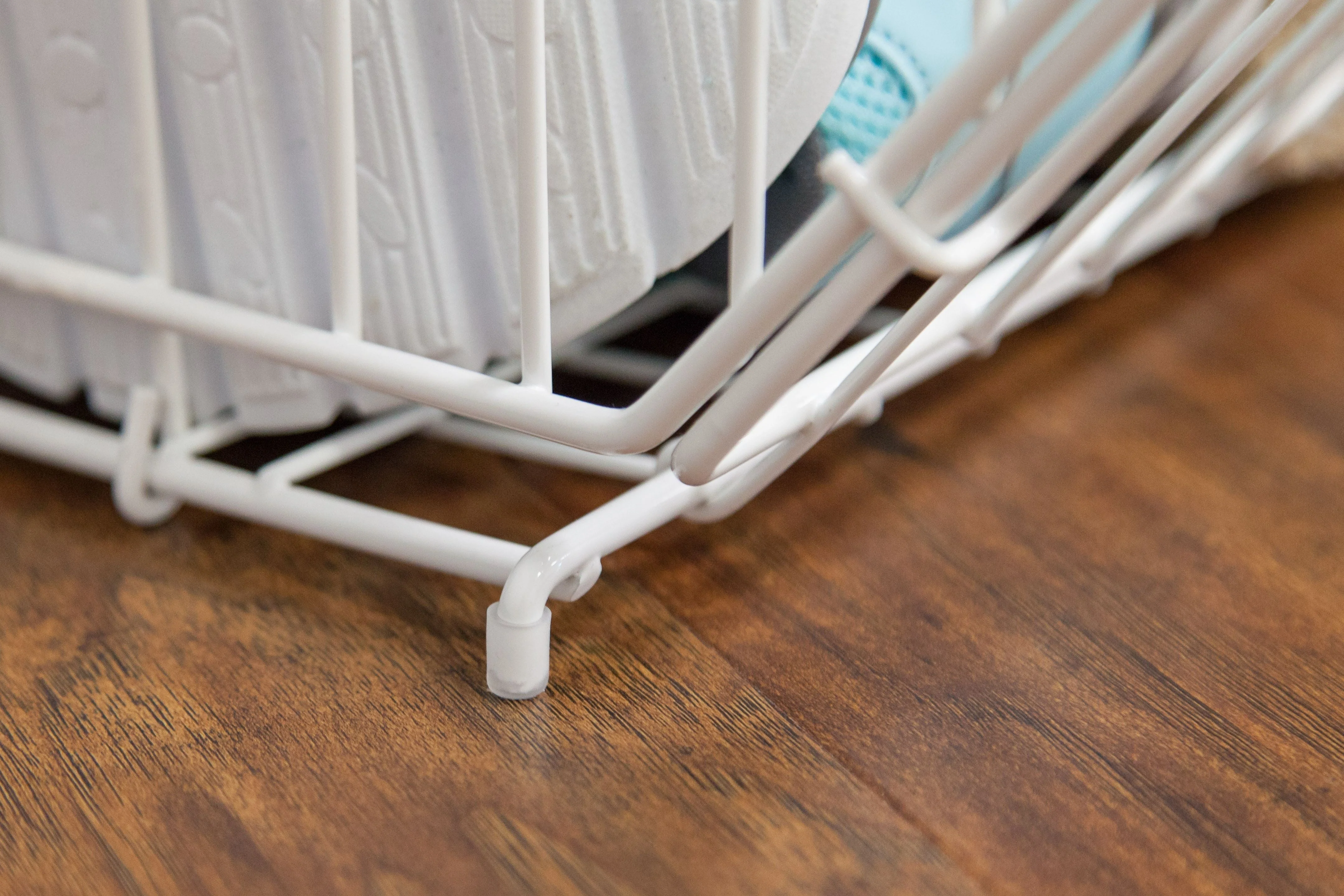 Modular Wire Stacking Storage Basket, White - Image 3