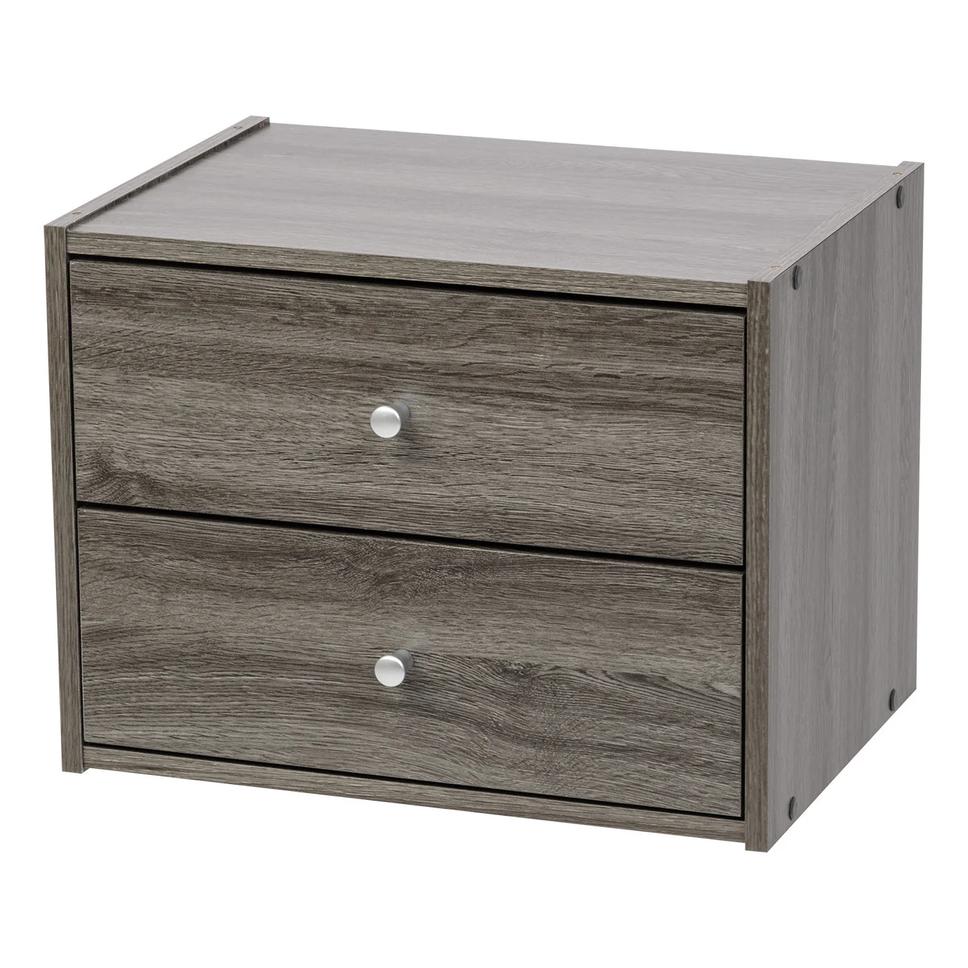 Modular Wood Stacking Box with Drawers