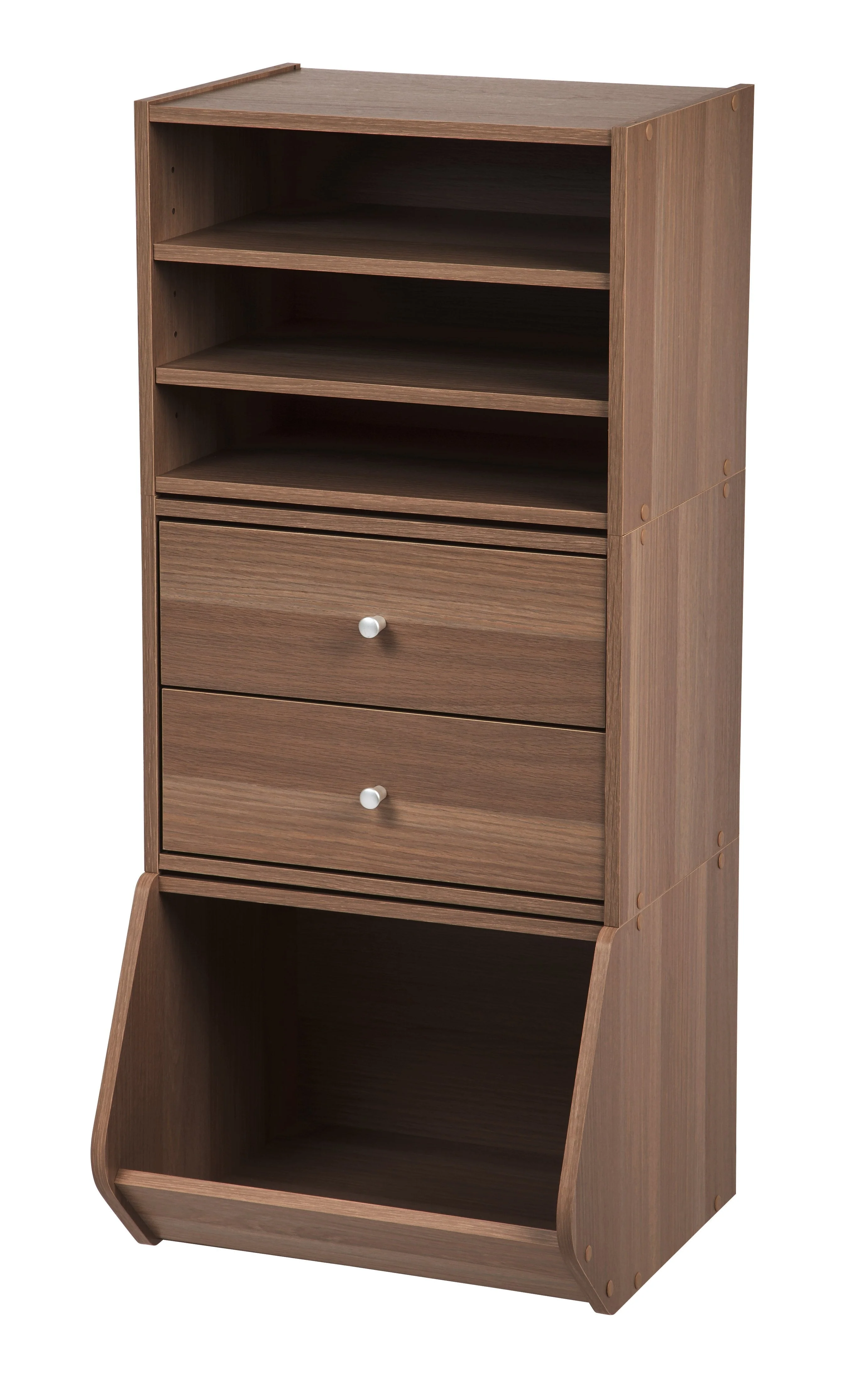 Modular Wood Stacking Box with Drawers - Image 13