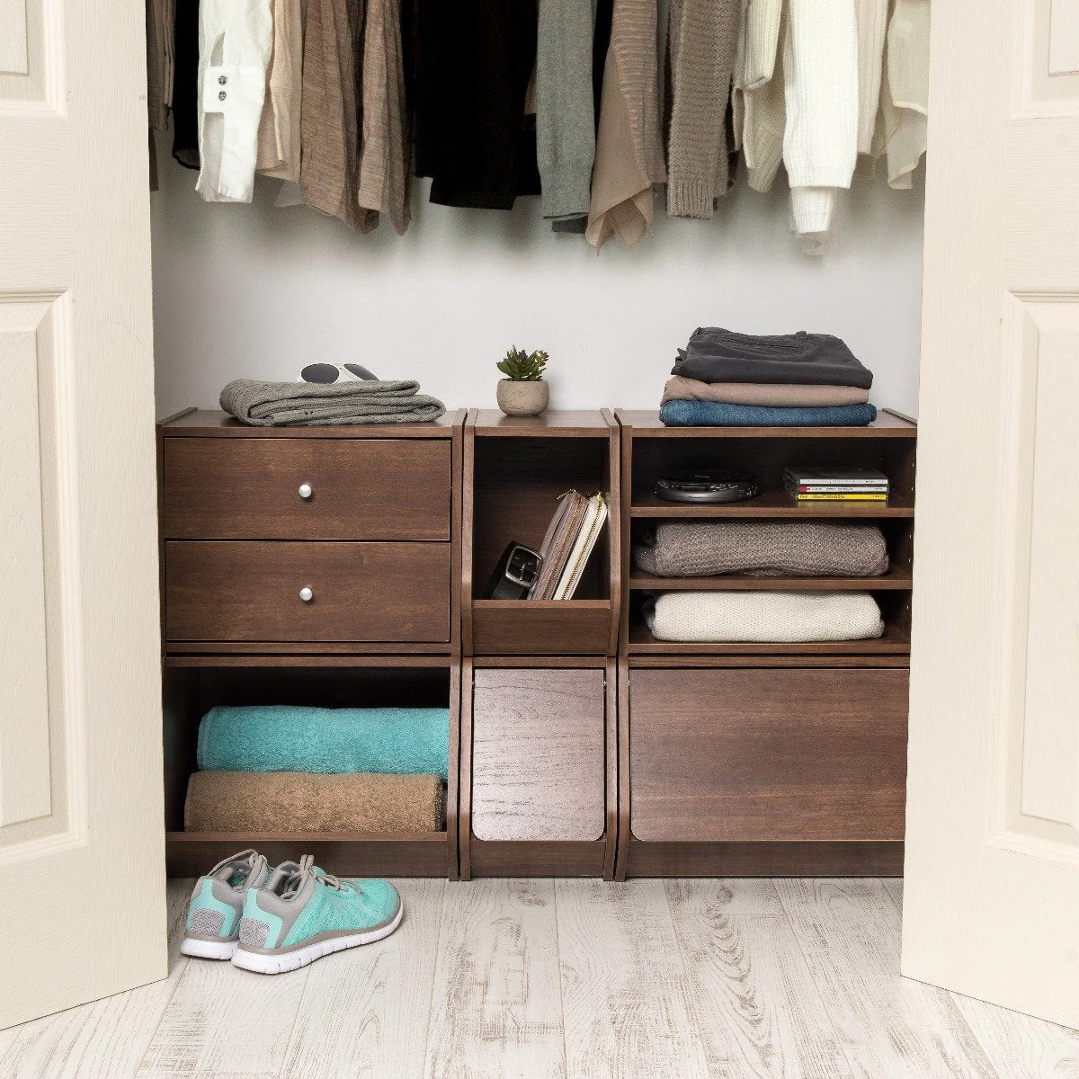 Modular Wood Stacking Box with Drawers - Image 21