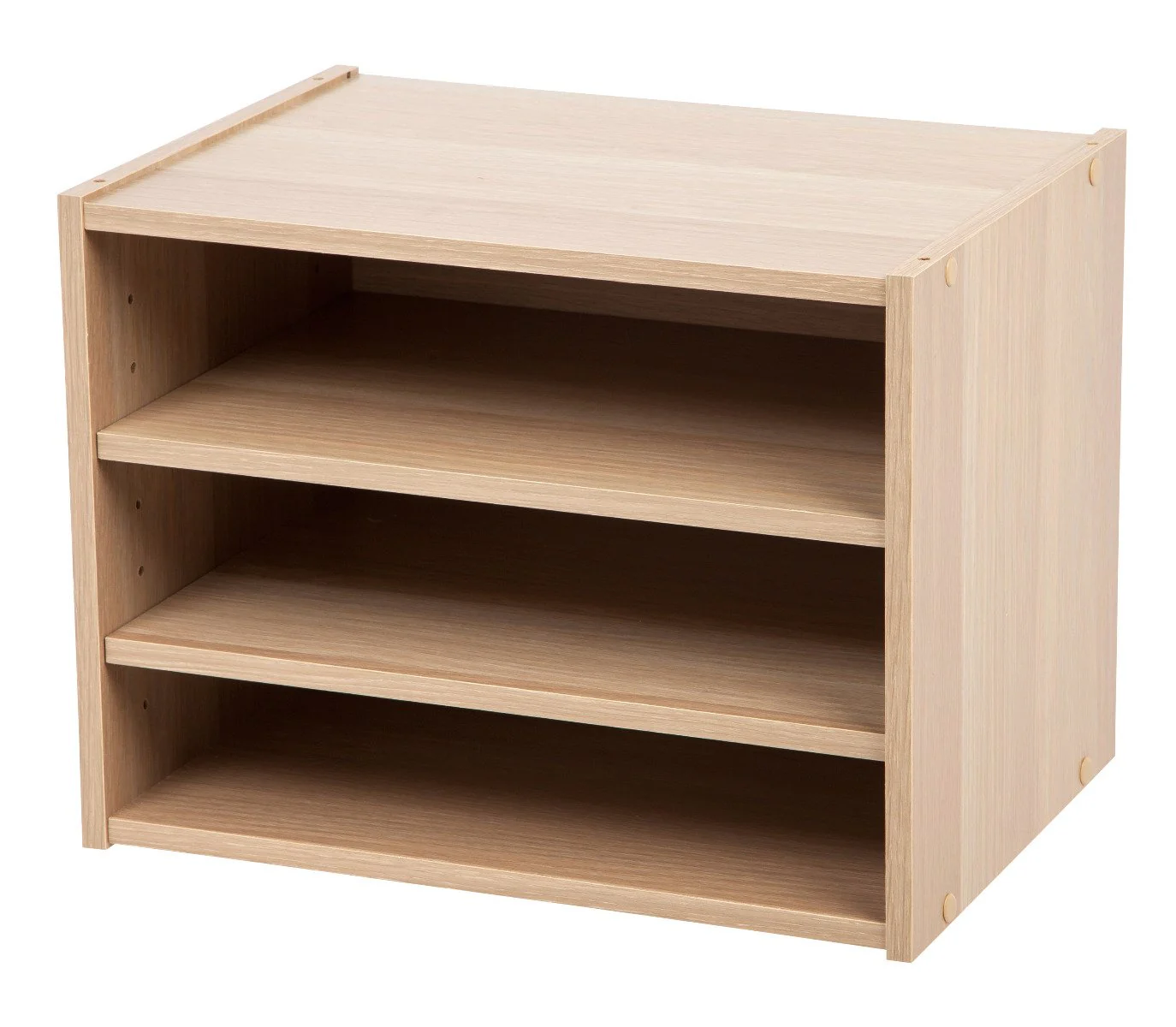 Modular Wood Stacking Box with Shelves - Image 5