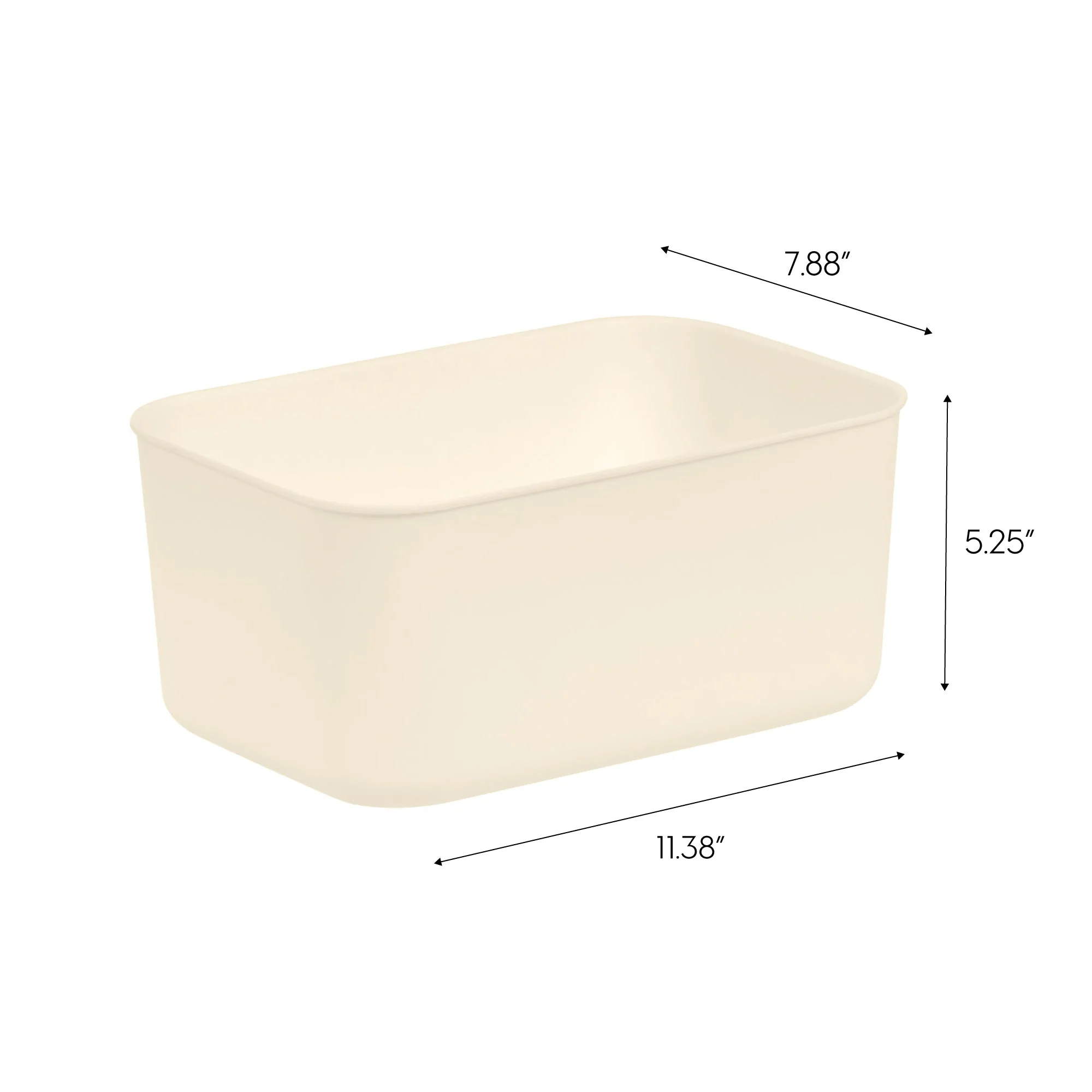 Nestable storage Organizer Bin, Small, Pack of 4 - Image 2