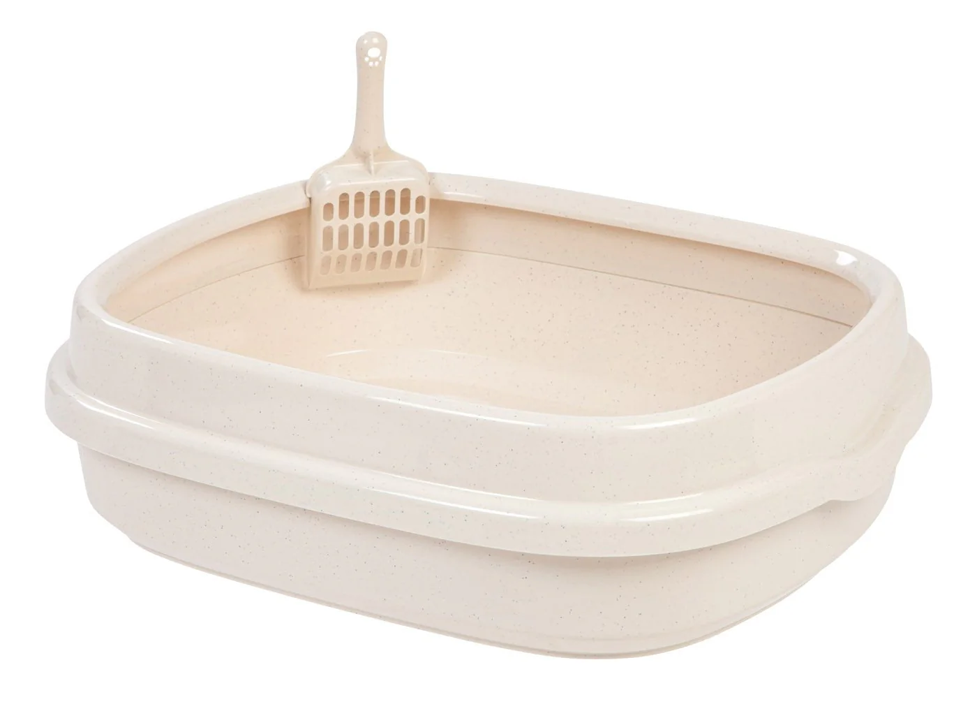Open Top Cat Litter Box with Scoop - Image 2