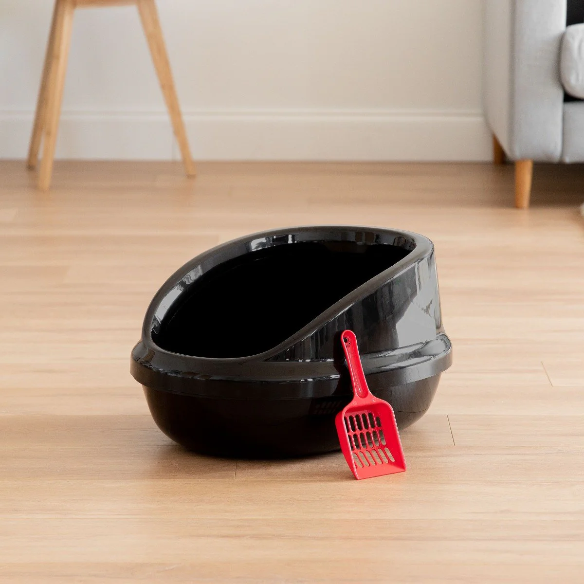 Open-Top Cat Litter Oval Pan - Image 10