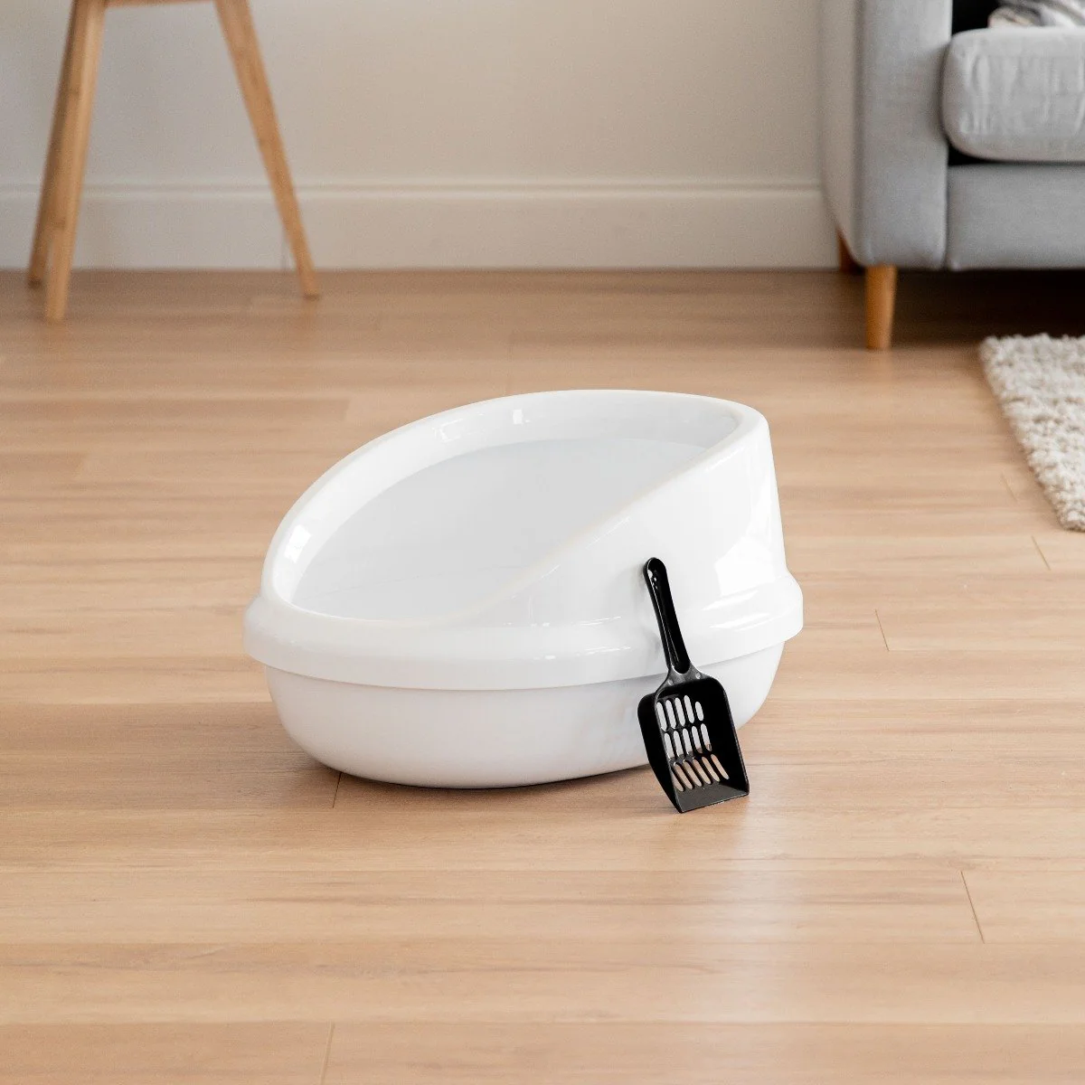 Open-Top Cat Litter Oval Pan - Image 3