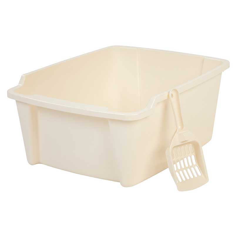 Open-Top Cat Litter Pan - High Sided - Image 3