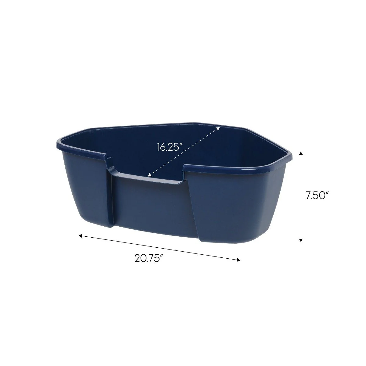 Open-Top Cat Litter Pan - Large Corner - Image 6