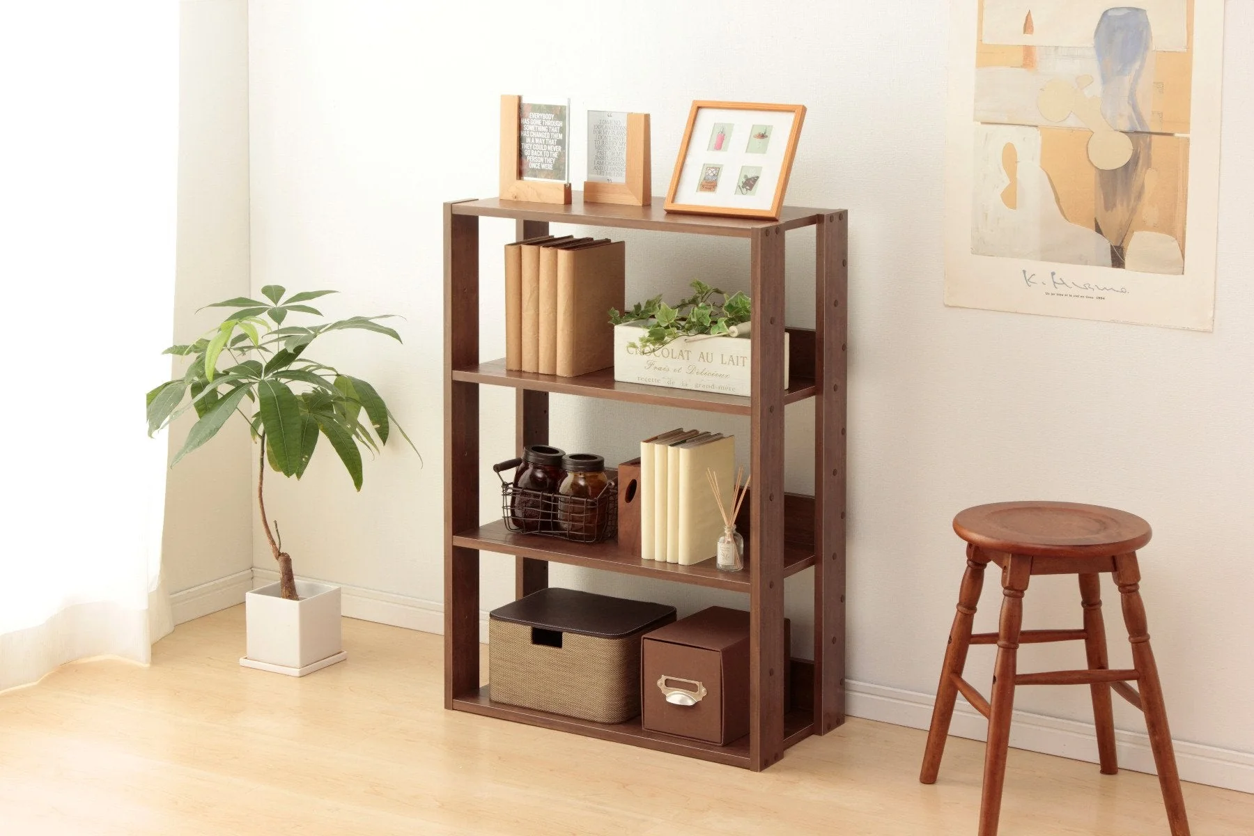 Open Wood Rack Shelf - Large - Image 8