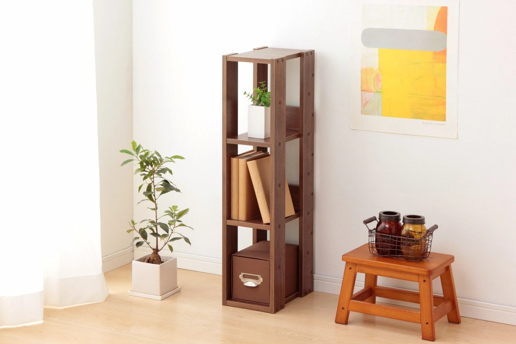 Open Wood Rack Shelf - Small - Image 12