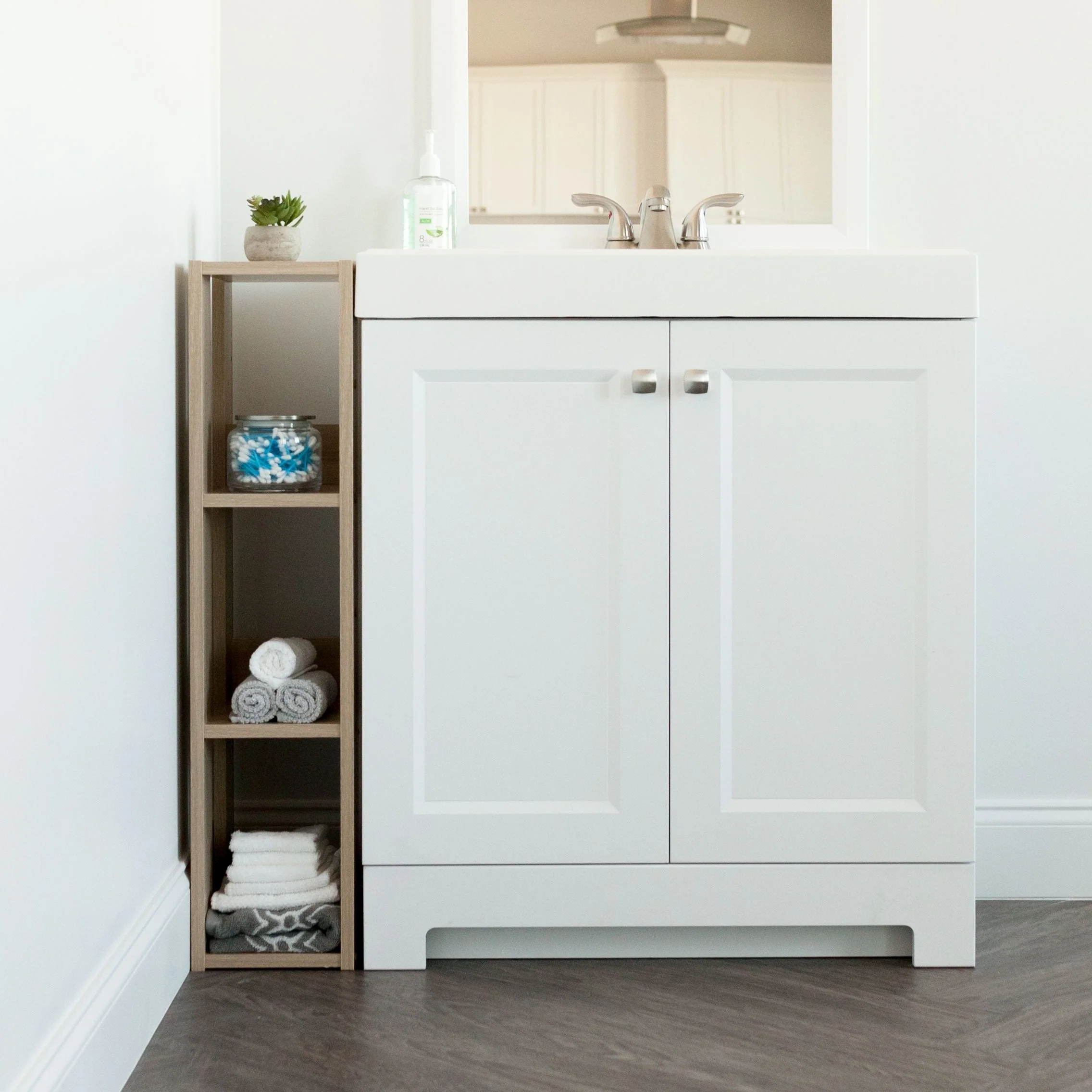 Open Wood Rack Shelf - Small - Image 7