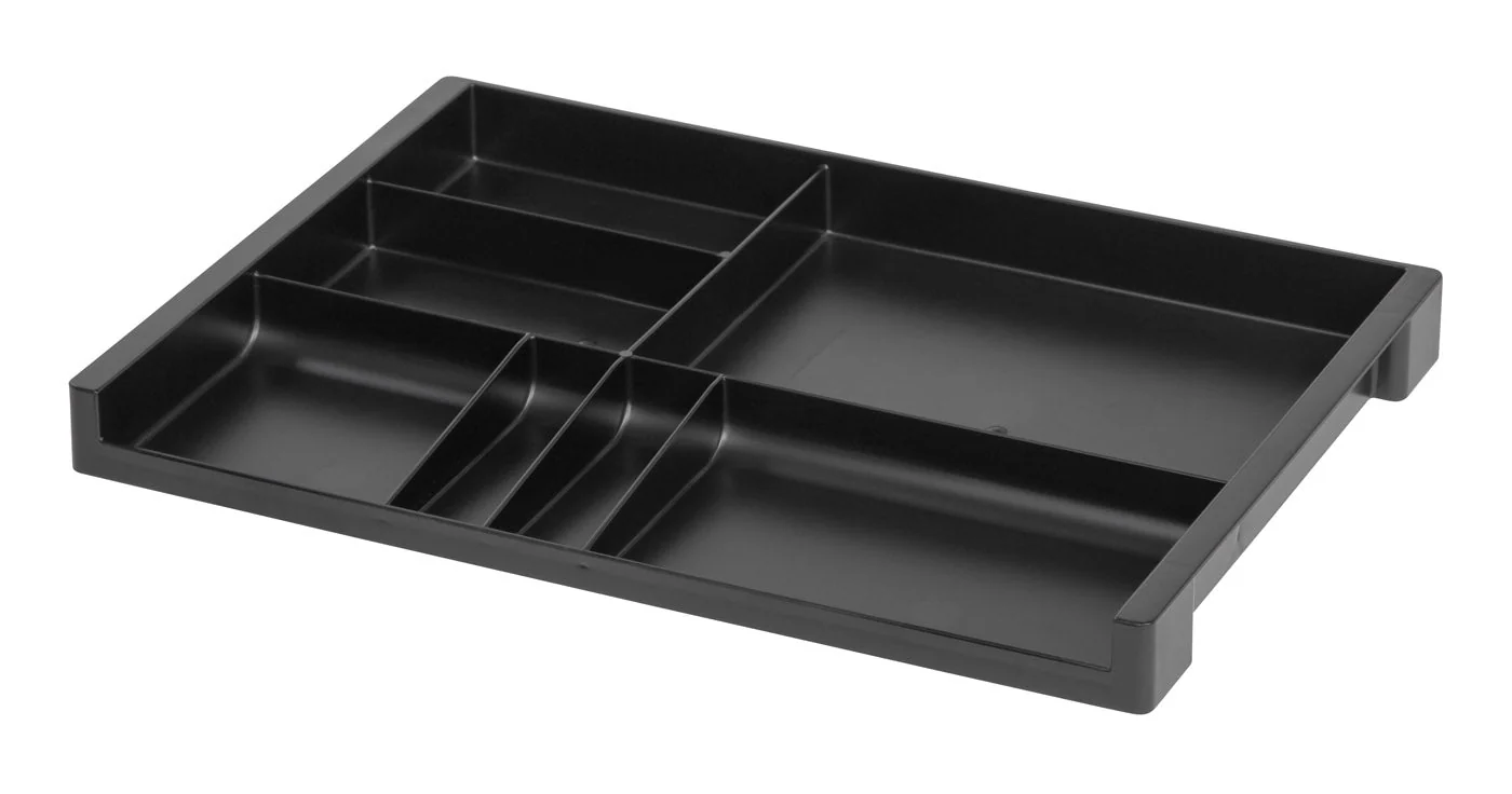 Organizer Tray, 8 Pack, Black - Image 2