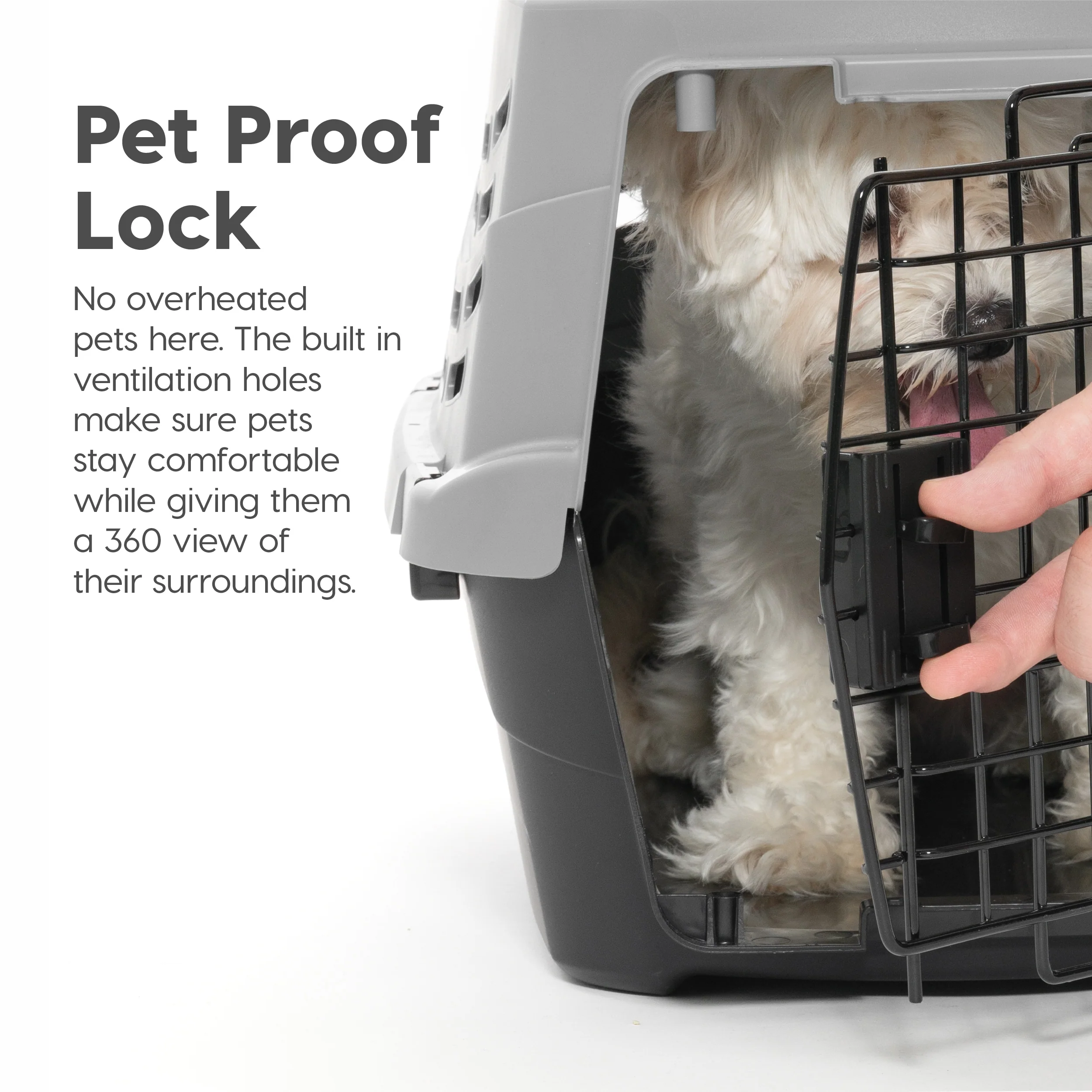 Pet Travel Carrier with Front and Top Access - Image 4
