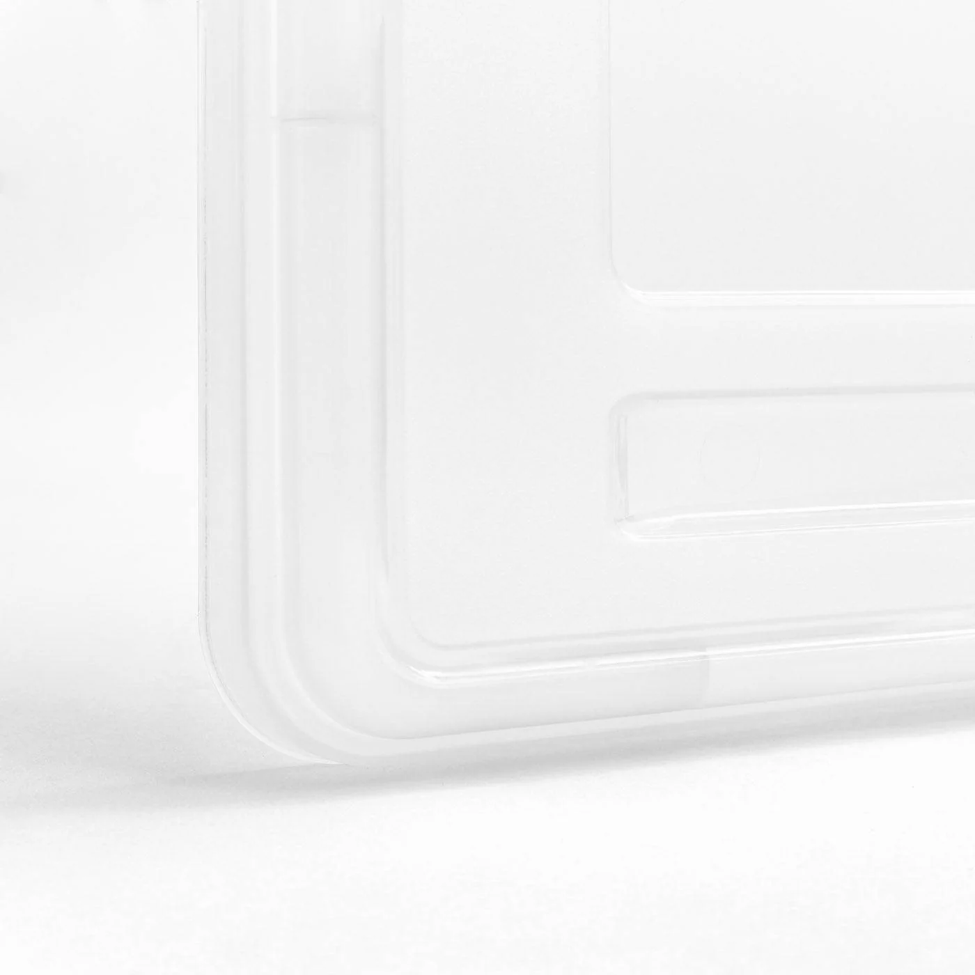Plastic File Box with Split Lid, Letter Size, Gray, 4/Pack - Image 5