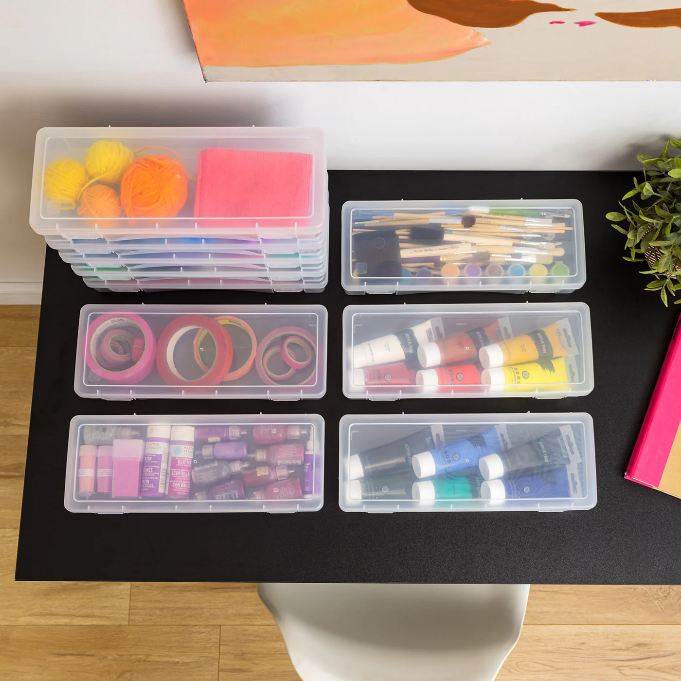 Plastic Storage Containers with Latching Lid Large 10 Pack - Image 4