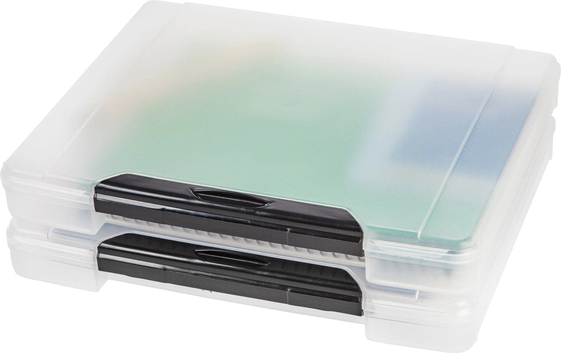 Portable Project Case with Buckle, Clear - Image 13