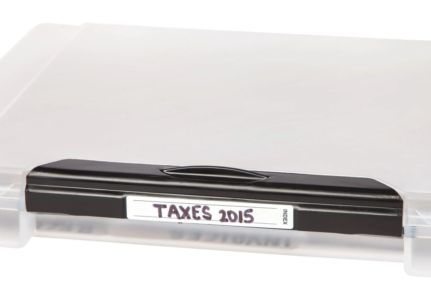 Portable Project Case with Buckle, Clear - Image 14