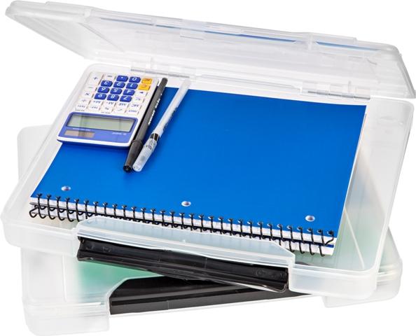 Portable Project Case with Buckle, Clear - Image 7