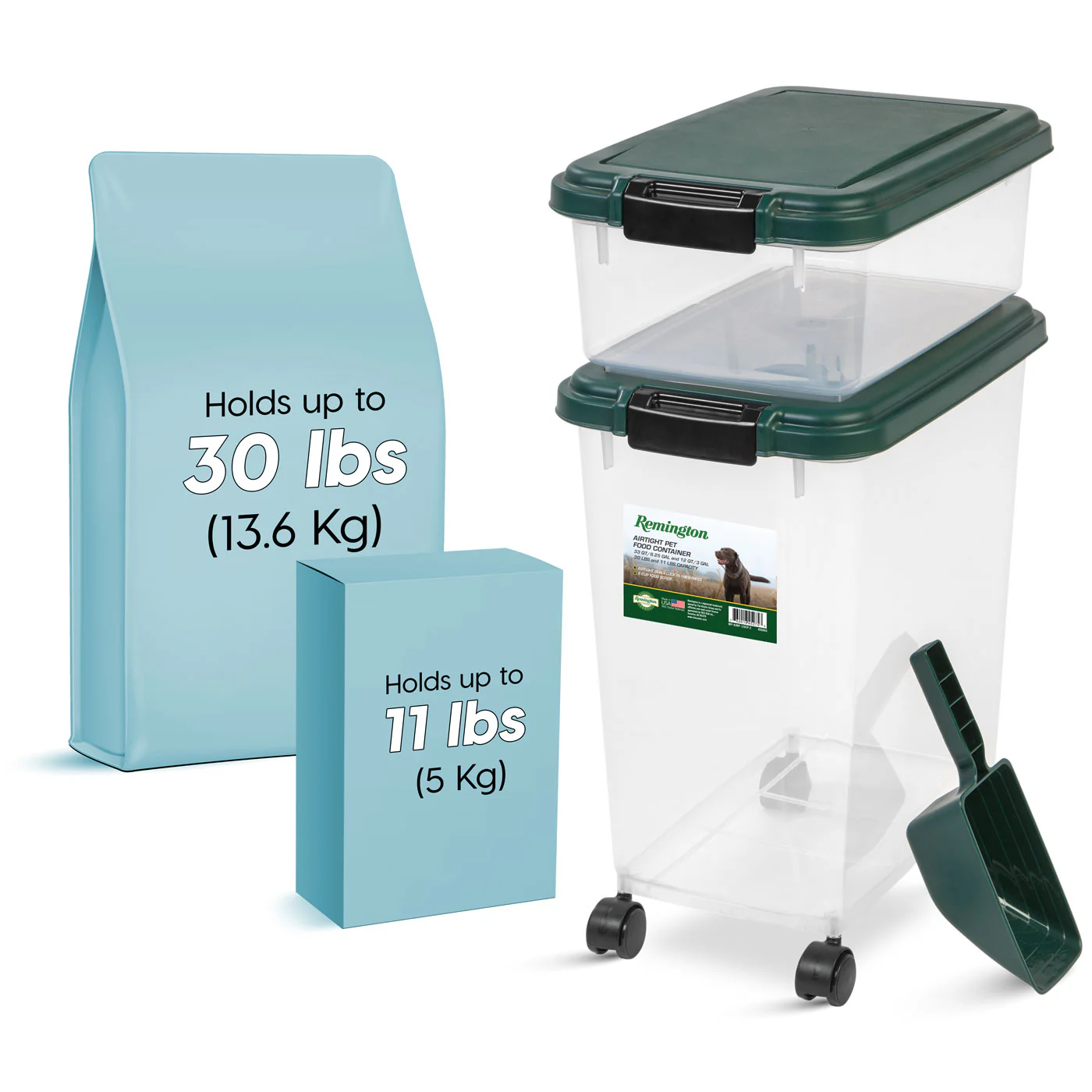 Remington Airtight Pet Food Container - Combo