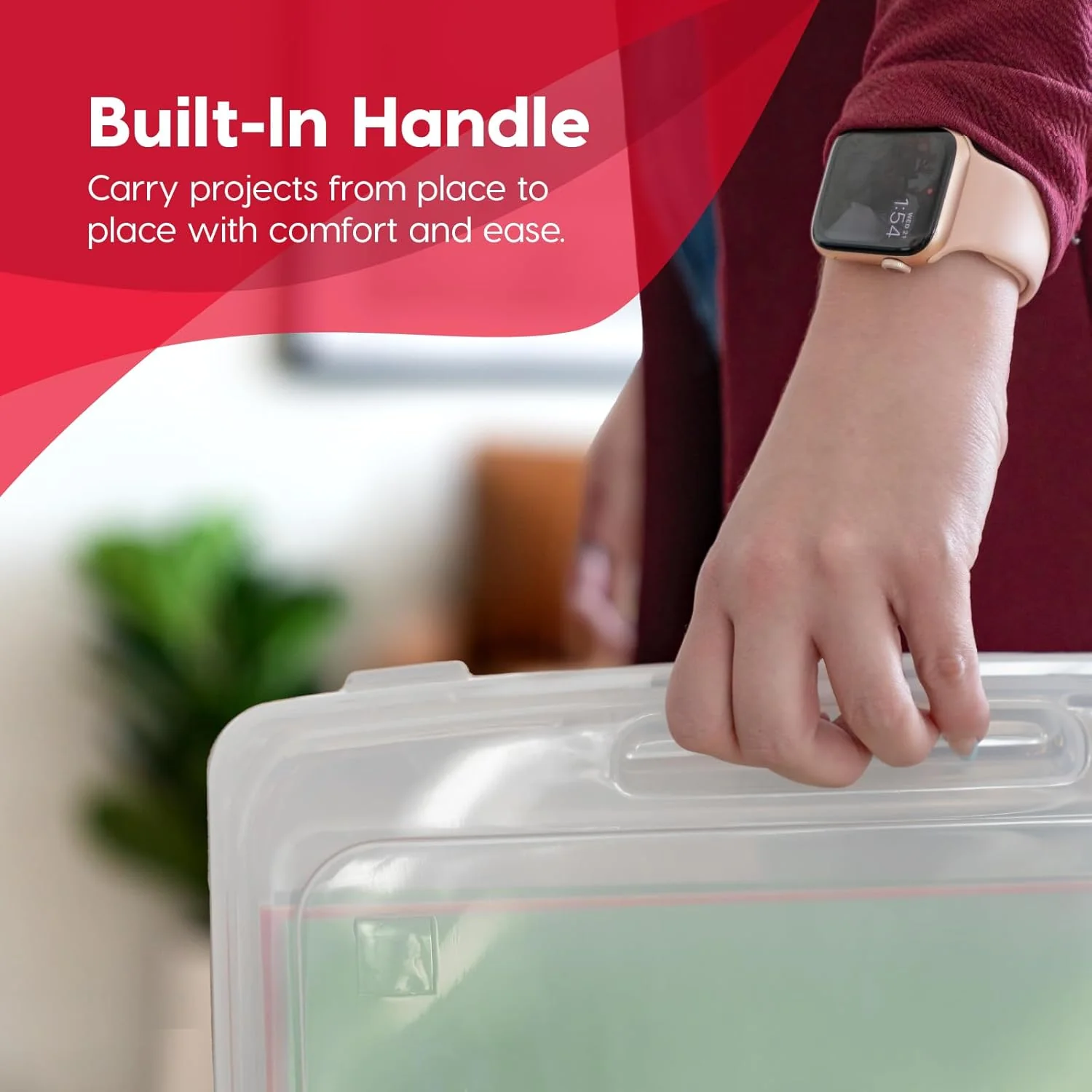 Portable Project Case, 6 Pack, Clear - Image 9