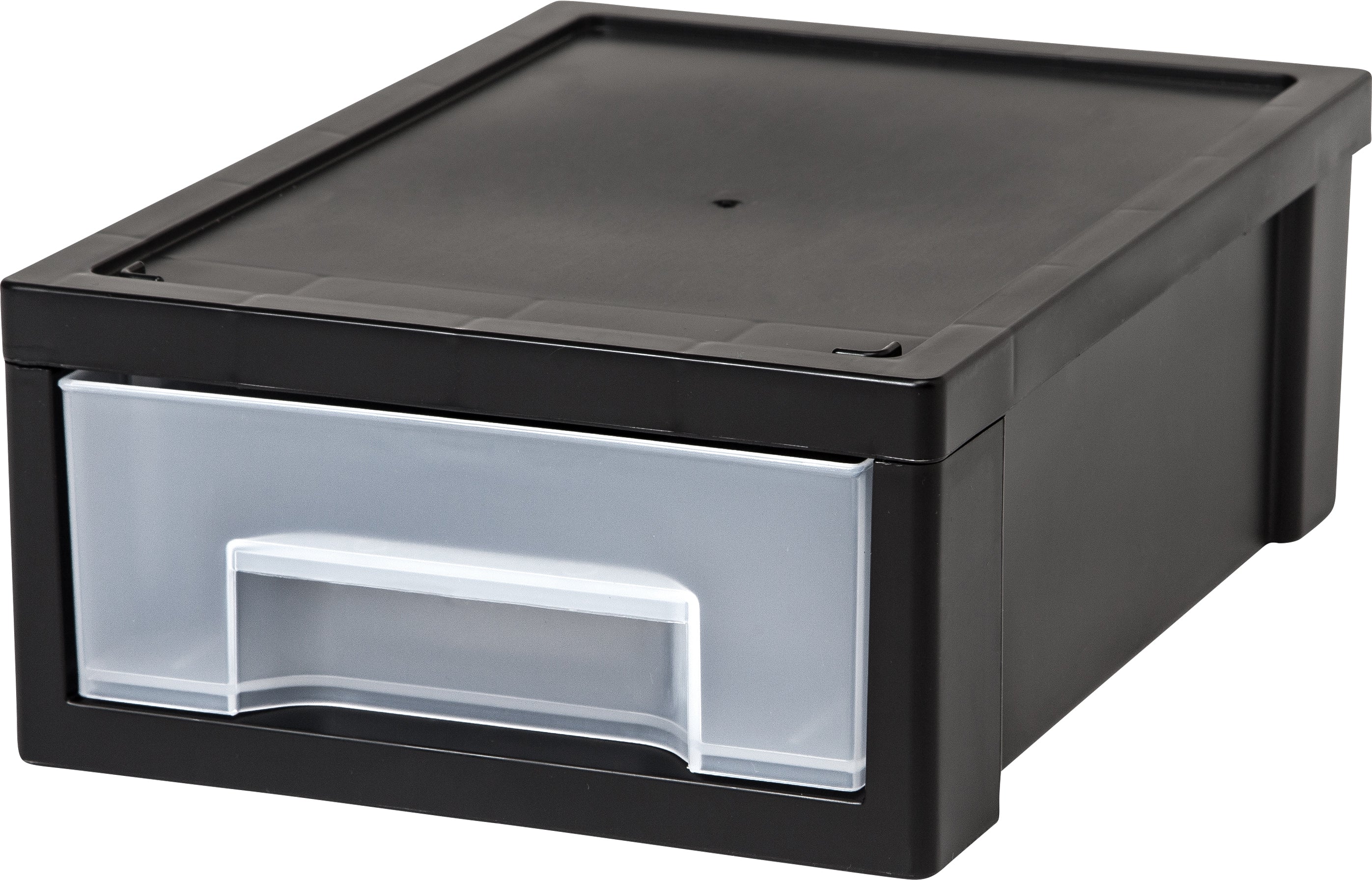 Small Desktop Stacking Drawer, 6 Pack, Black - Image 7