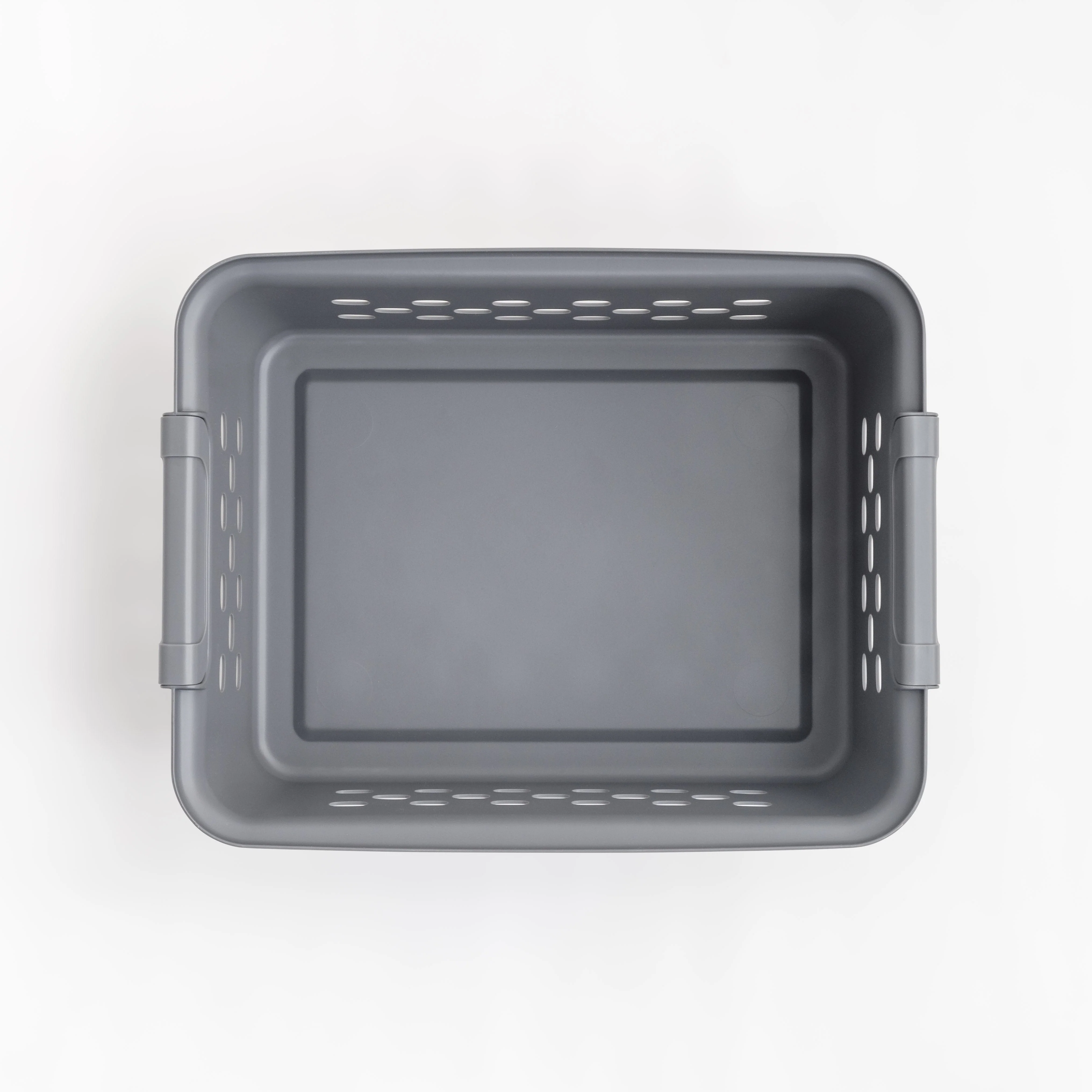 Small Organizer Storage Basket, Gray, Pack of 10 - Image 10