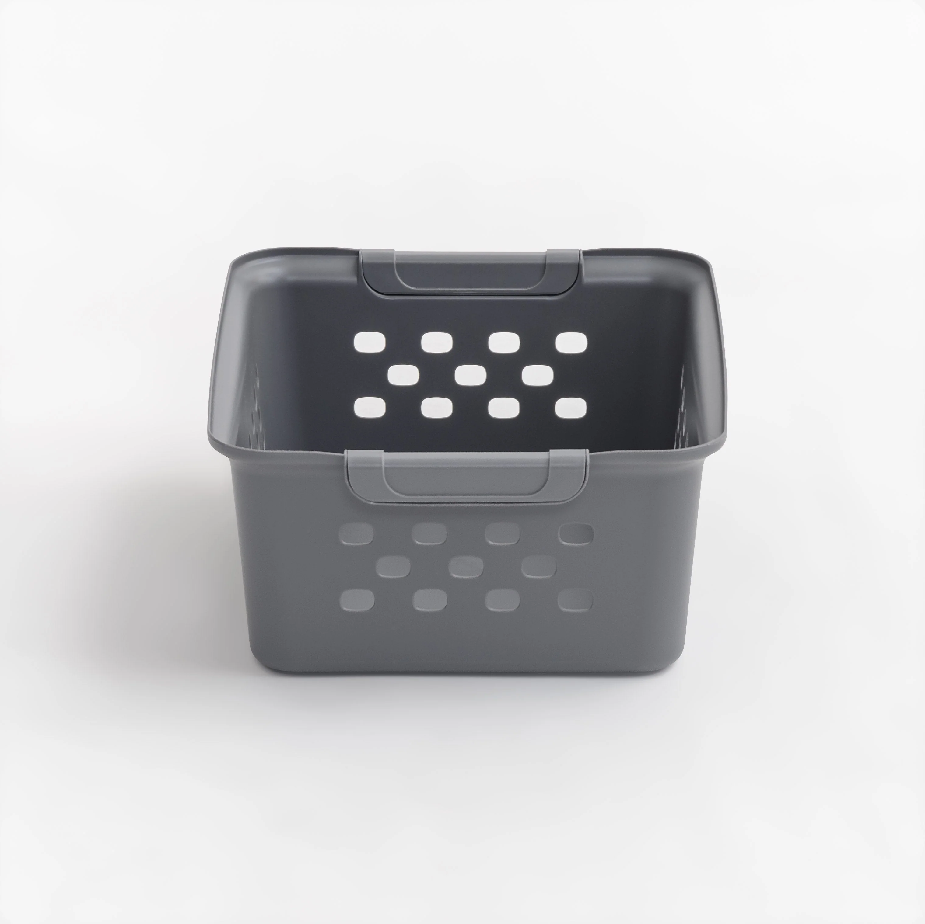 Small Organizer Storage Basket, Gray, Pack of 10 - Image 9